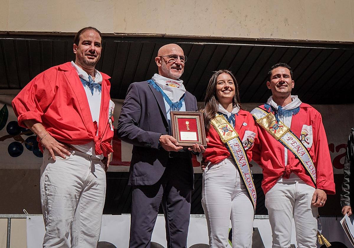 De la Fuente ya tiene las llaves de la peña Logroño
