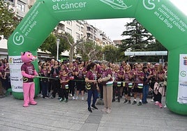 500 personas contra el cáncer en Calahorra