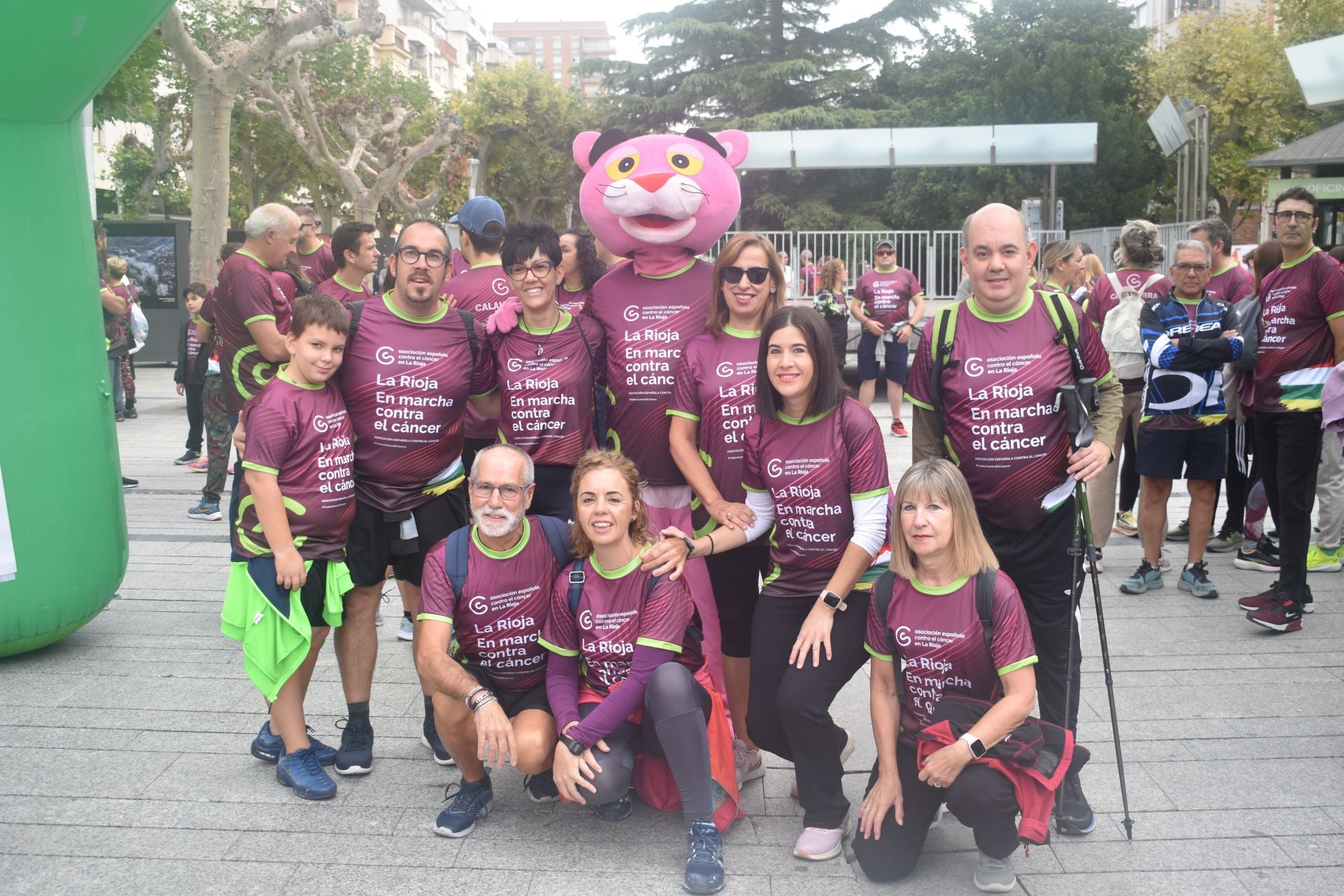 La marcha contra el cáncer de Calahorra, en imágenes