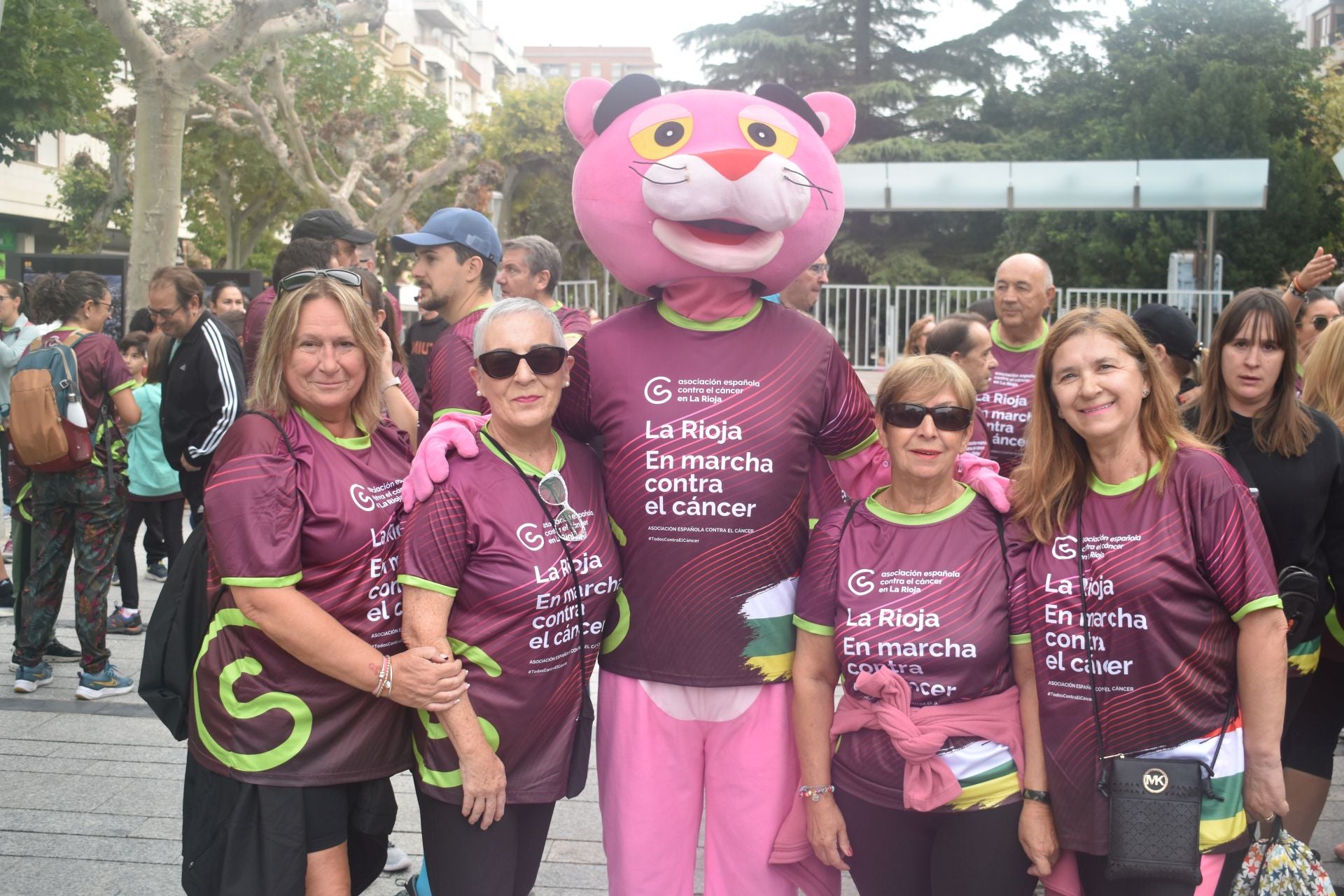 La marcha contra el cáncer de Calahorra, en imágenes