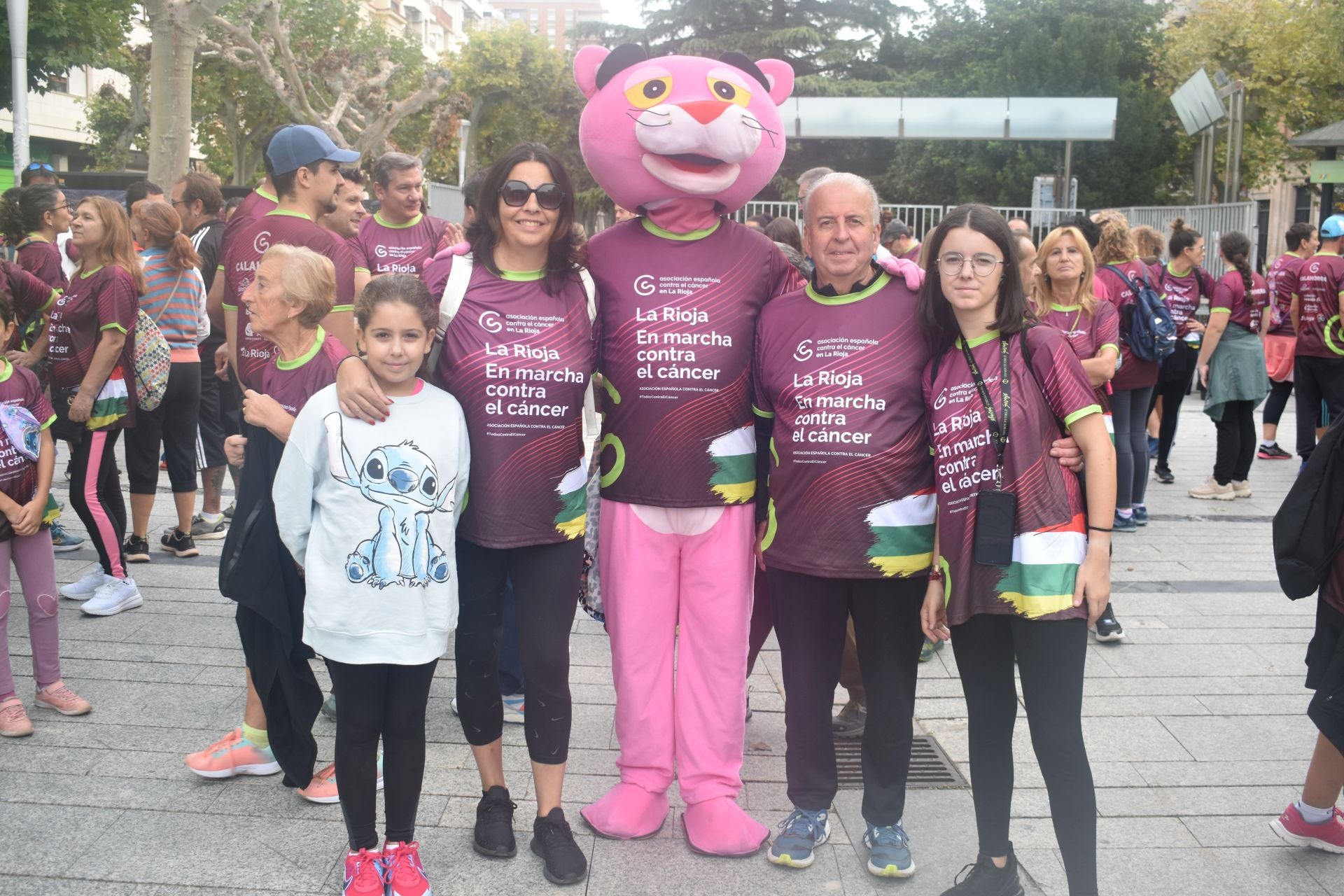 La marcha contra el cáncer de Calahorra, en imágenes