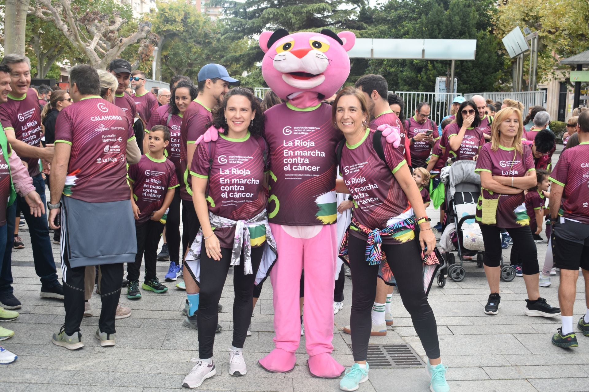 La marcha contra el cáncer de Calahorra, en imágenes