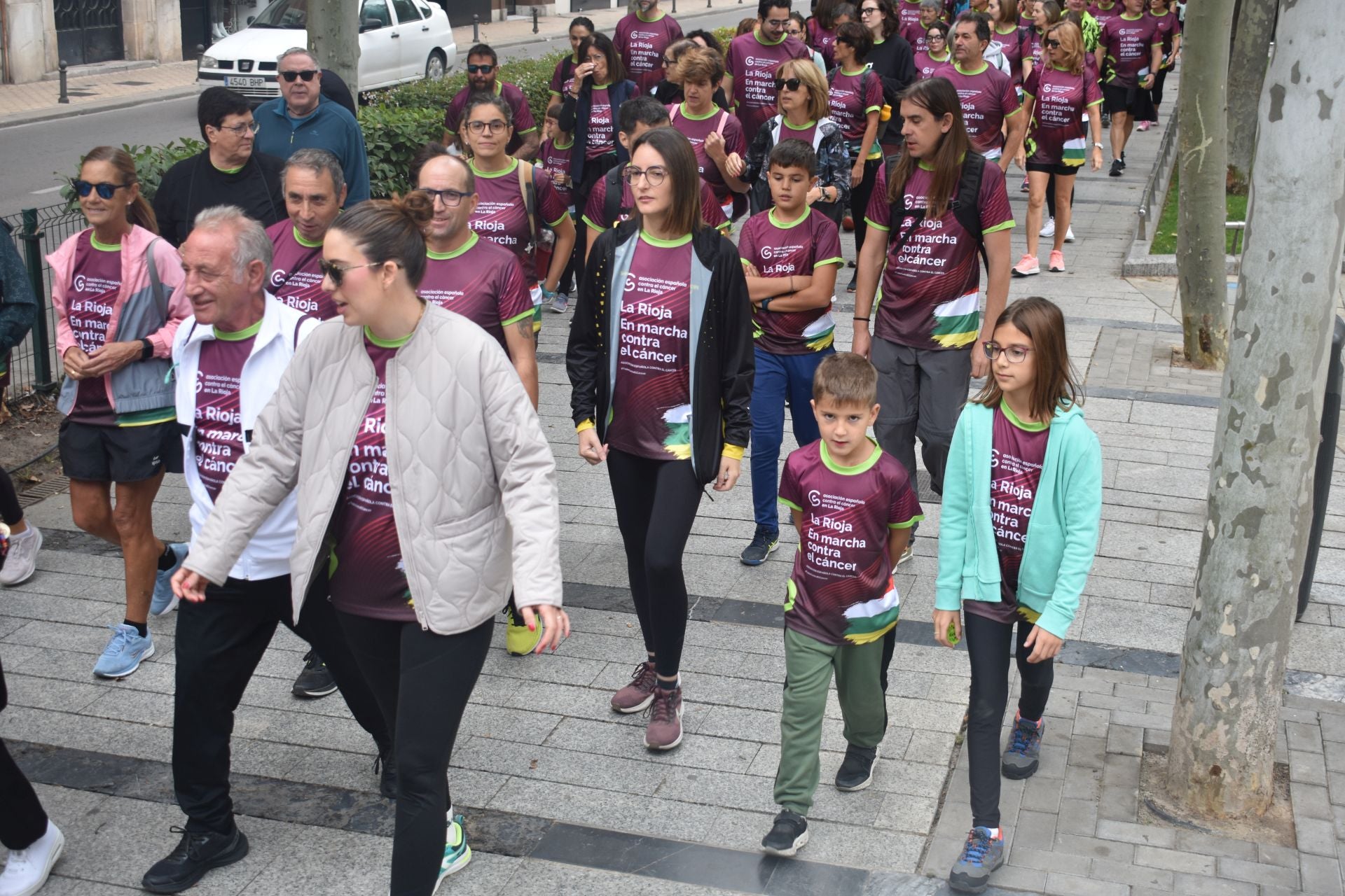 La marcha contra el cáncer de Calahorra, en imágenes