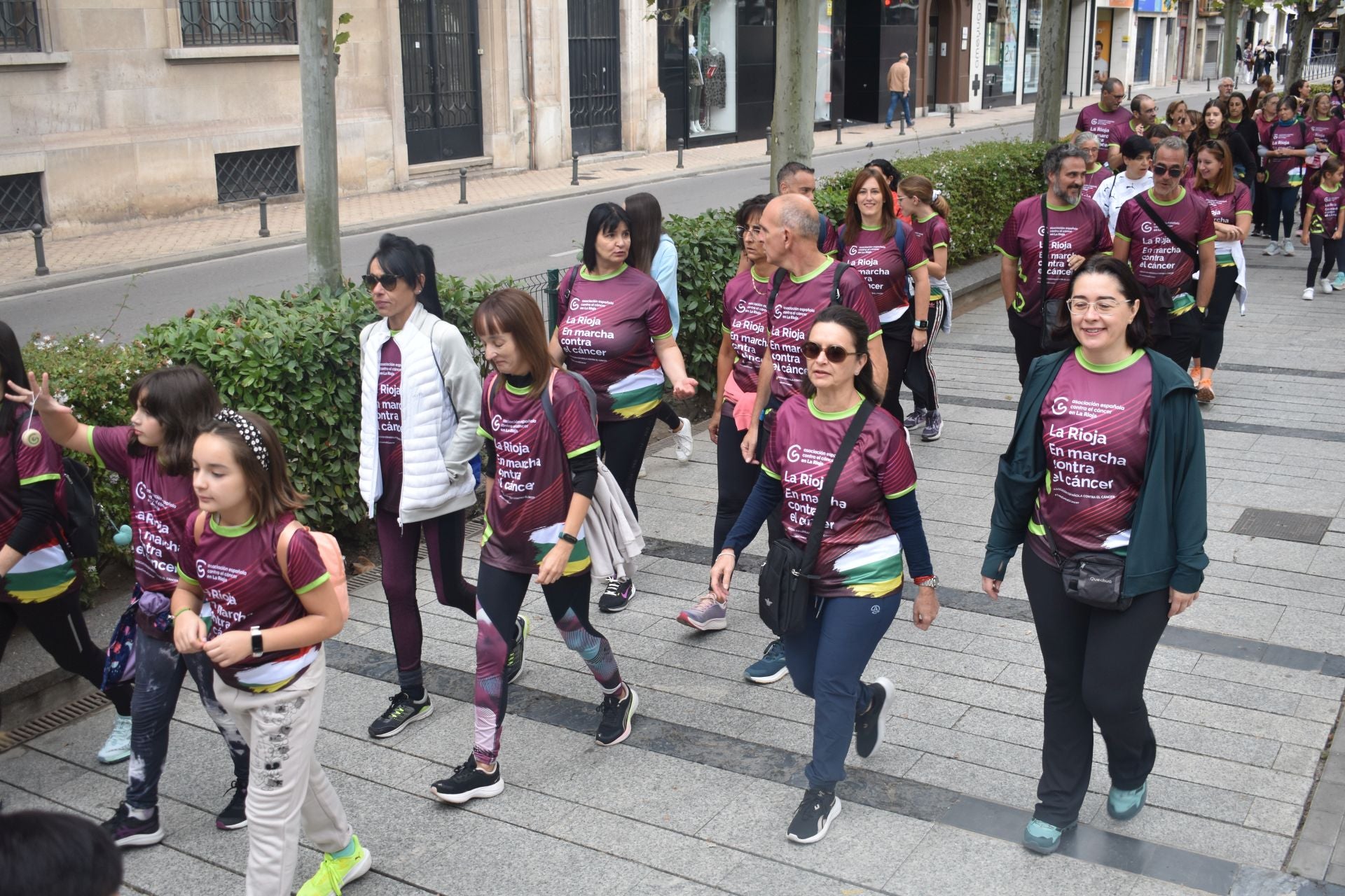 La marcha contra el cáncer de Calahorra, en imágenes