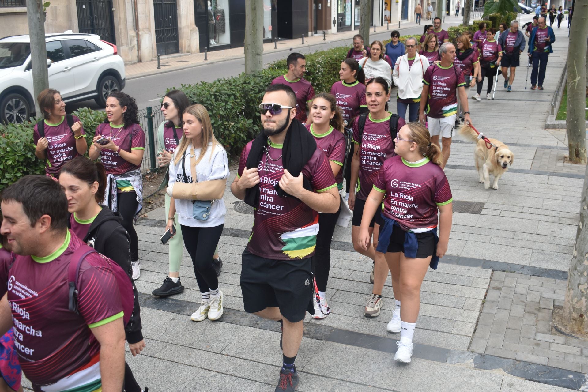 La marcha contra el cáncer de Calahorra, en imágenes