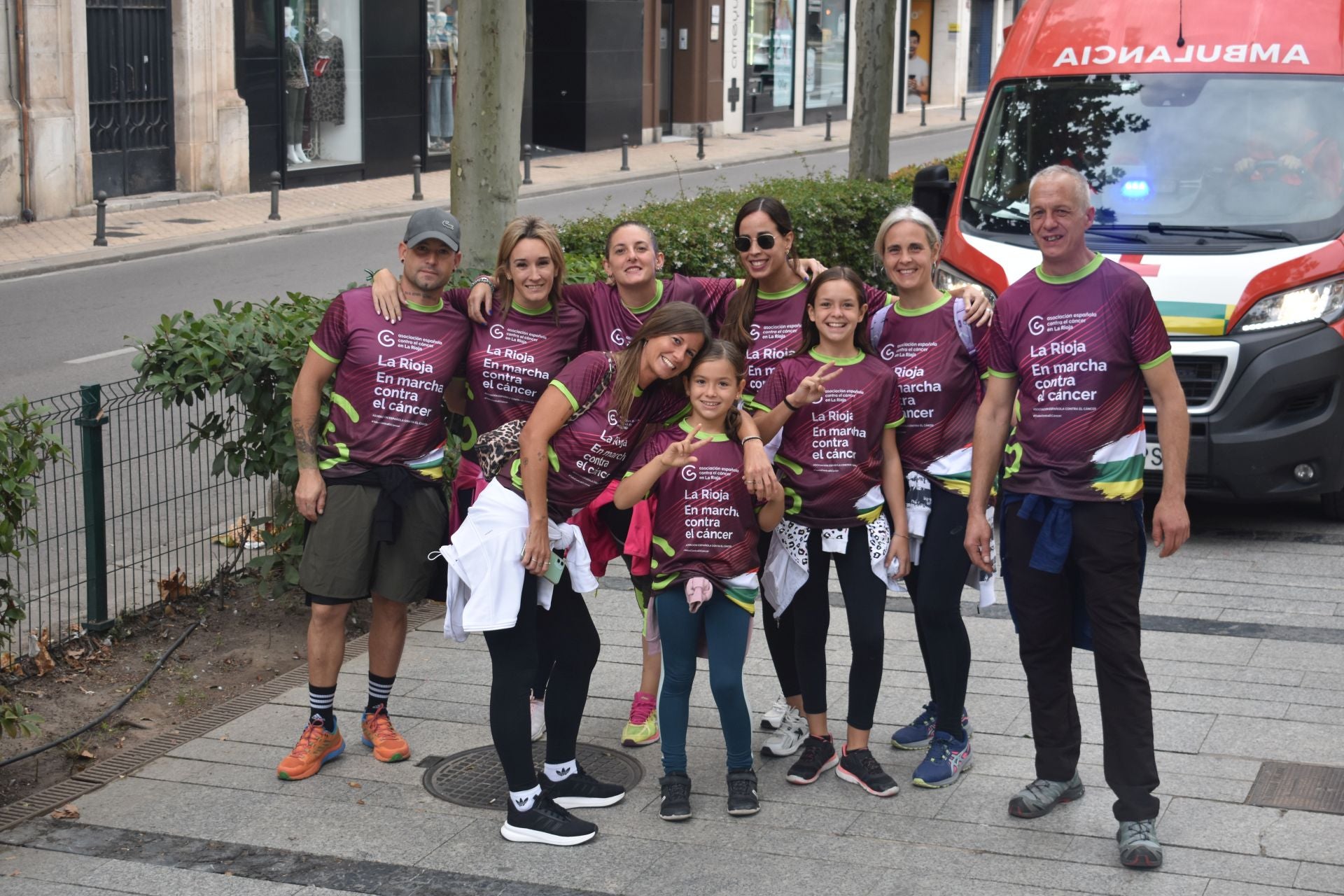 La marcha contra el cáncer de Calahorra, en imágenes