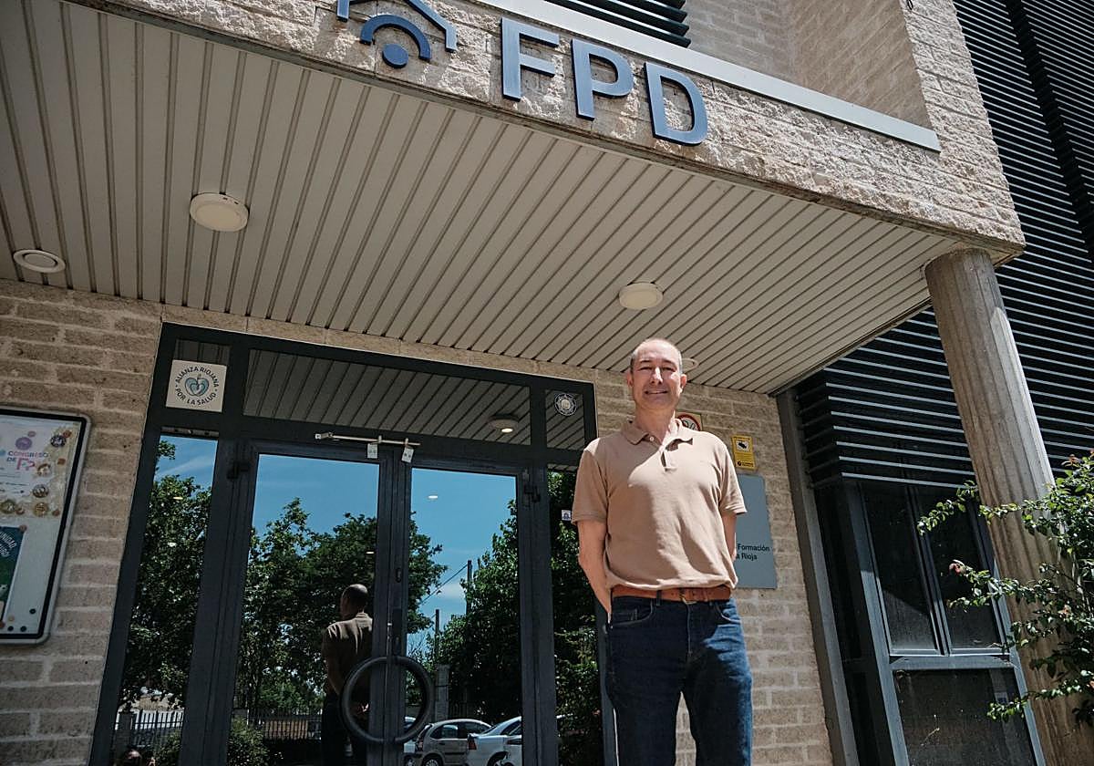 Jorge Azón, presidente de la Plataforma de Trabajadores Temporales e Interinos.