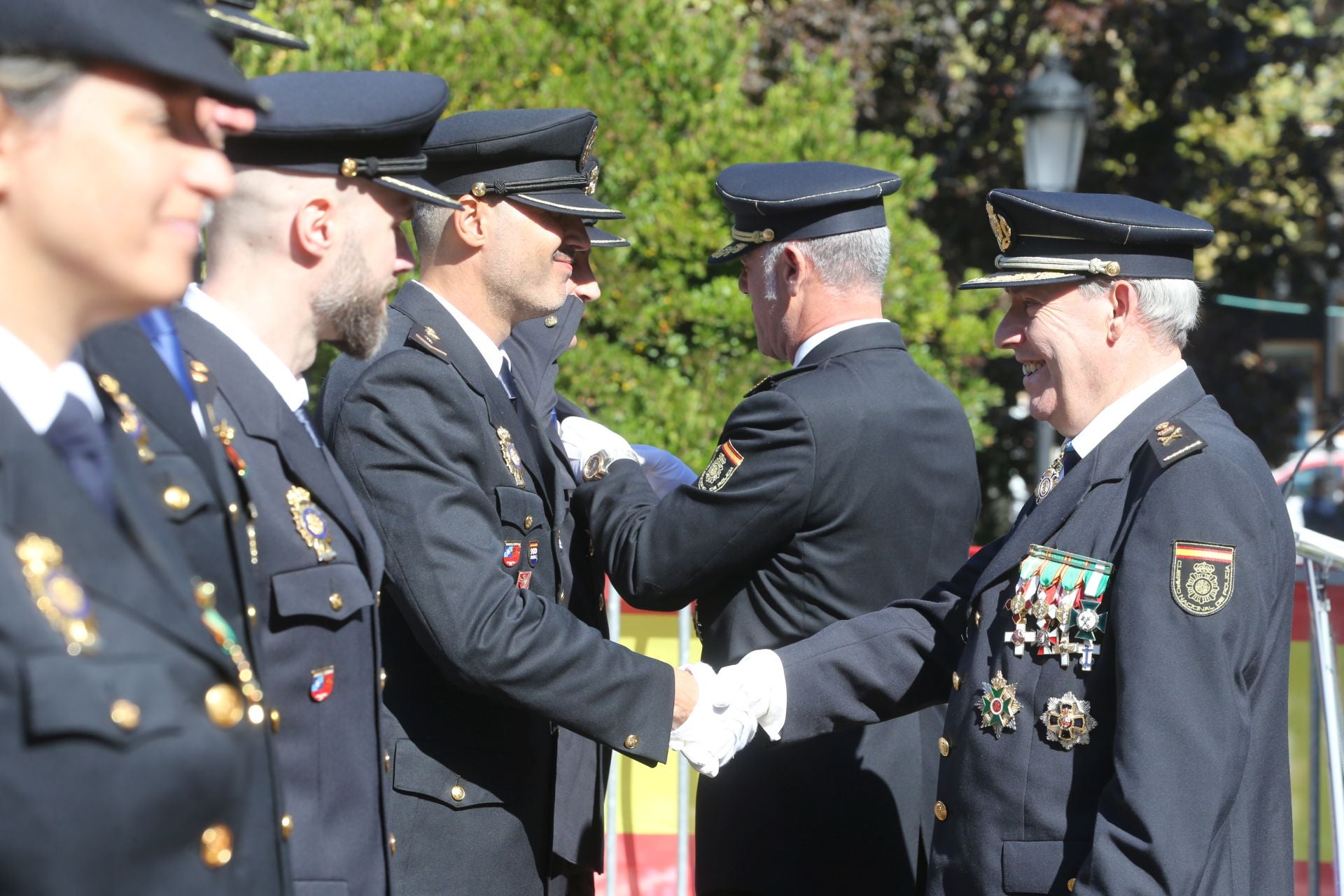La Policía Nacional se hace sentir en Logroño en los Ángeles Custodios