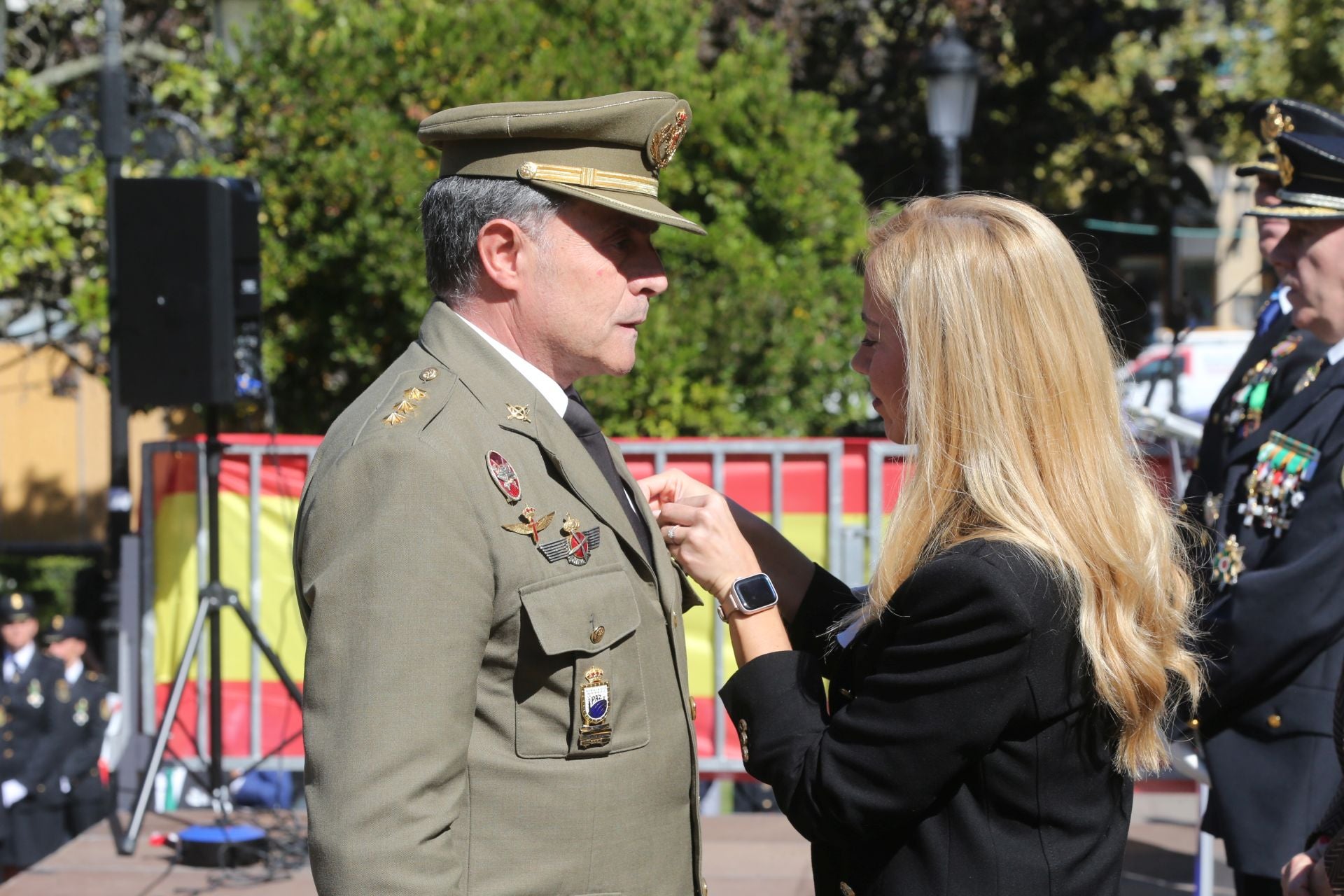 La Policía Nacional se hace sentir en Logroño en los Ángeles Custodios