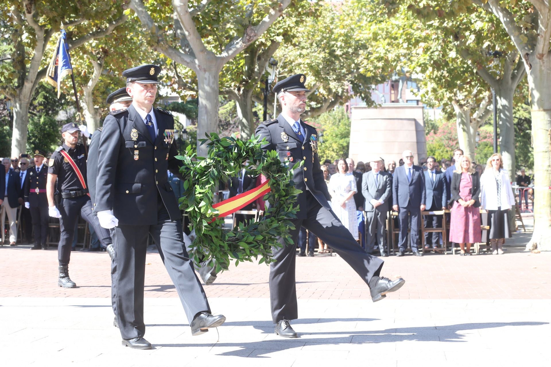 La Policía Nacional se hace sentir en Logroño en los Ángeles Custodios