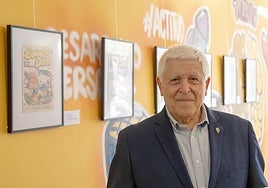 Fernando Rodil, comisario de la exposición 'Los tebeos de humor de mi juventud'.