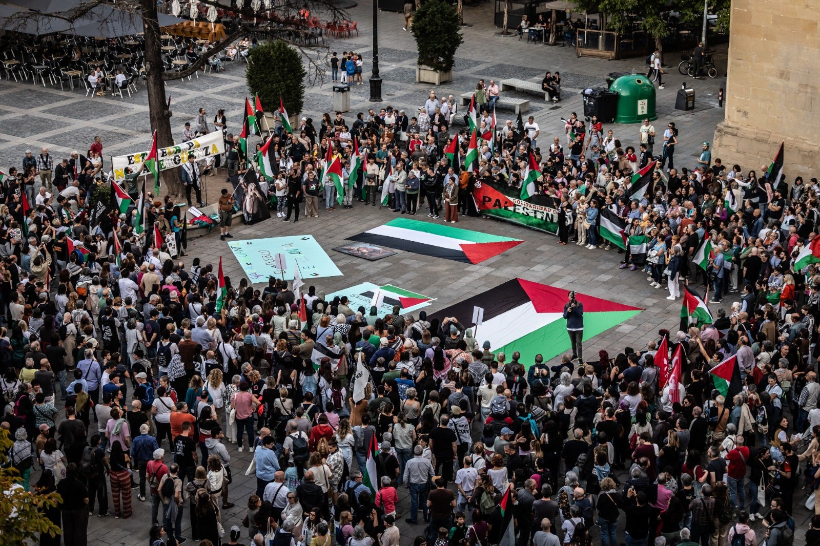 Manifestación en Logroño en apoyo al pueblo palestino