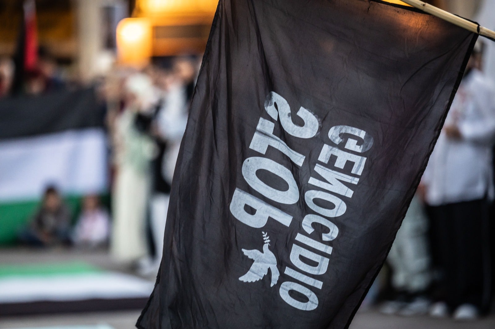 Manifestación en Logroño en apoyo al pueblo palestino