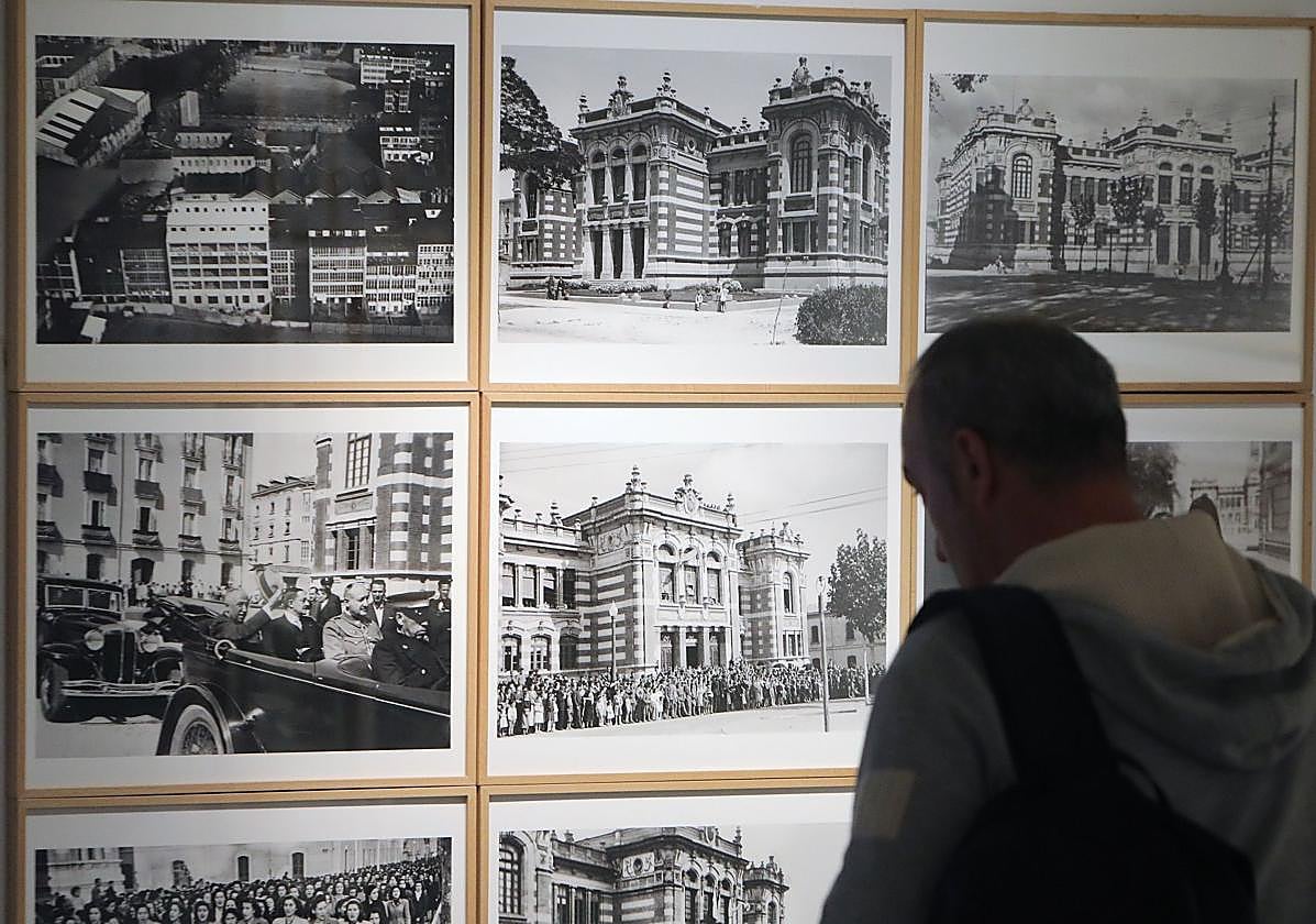 Distintas imágenes y momentos de la fachada de la Esdir.