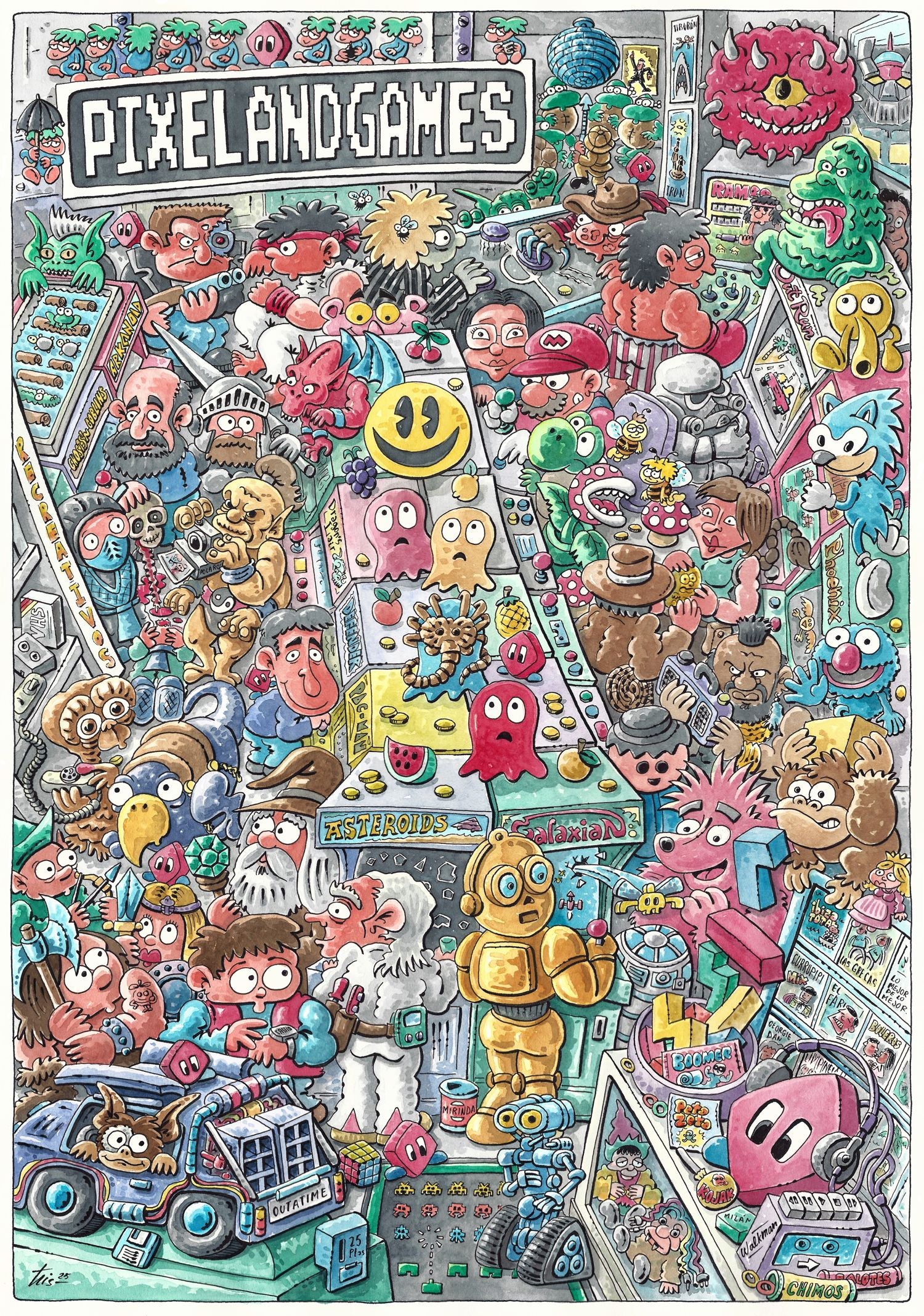 El dibujante e ilustrador Carlos Sacristán 'Tris', colaborador de Diario LA RIOJA, realizó su propia aportación a tan señalada cita con un singular cartel.