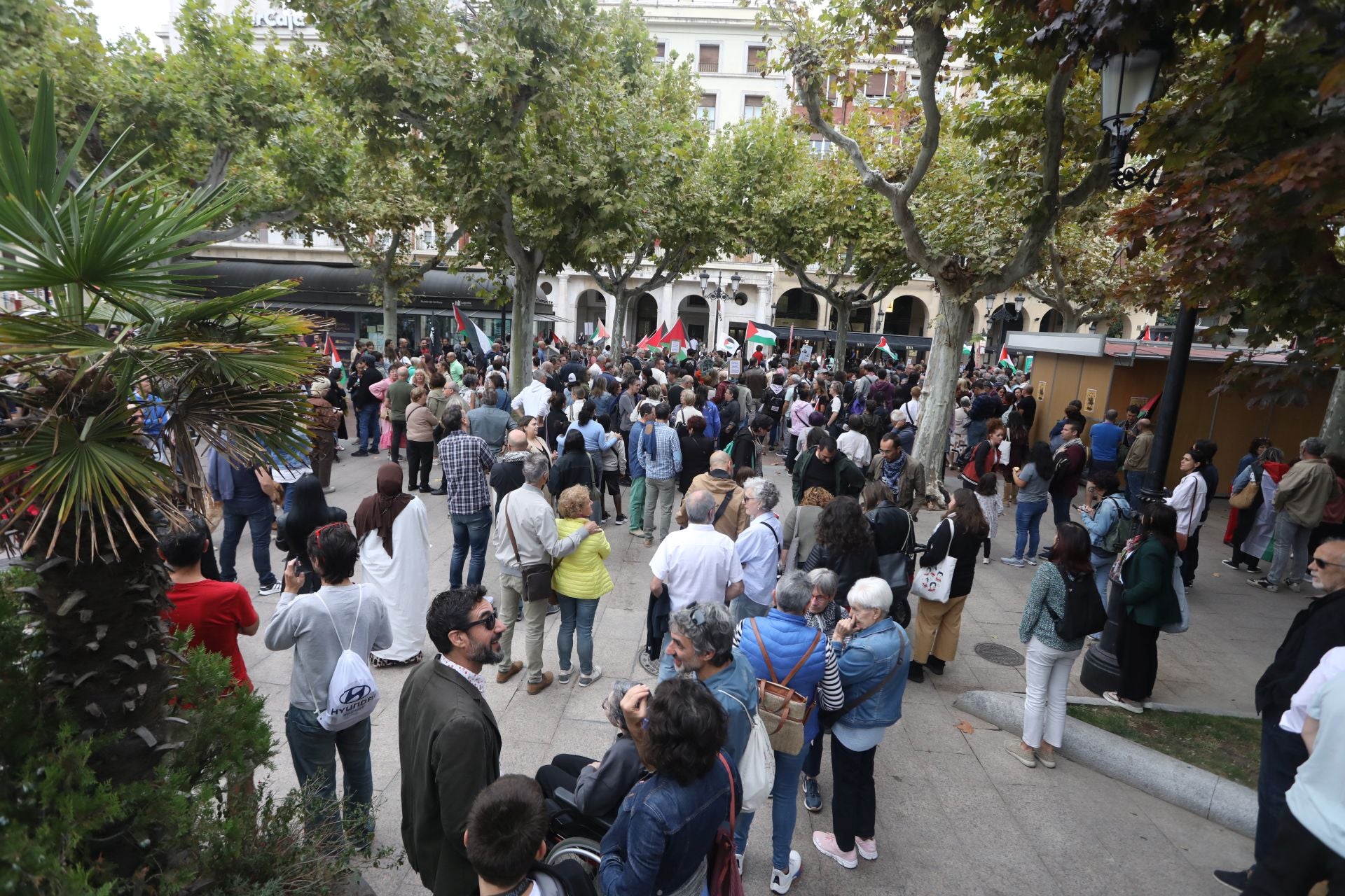 Manifestación de Logroño contra la guerra en Palestina