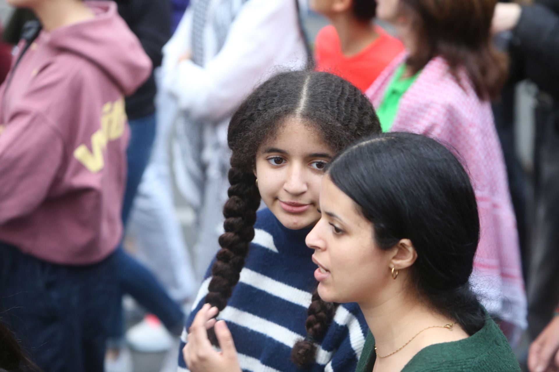 Manifestación de Logroño contra la guerra en Palestina