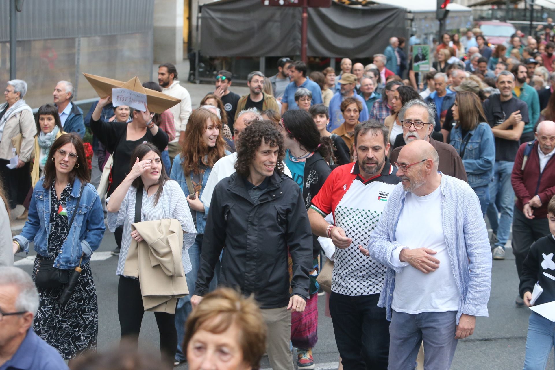 Manifestación de Logroño contra la guerra en Palestina