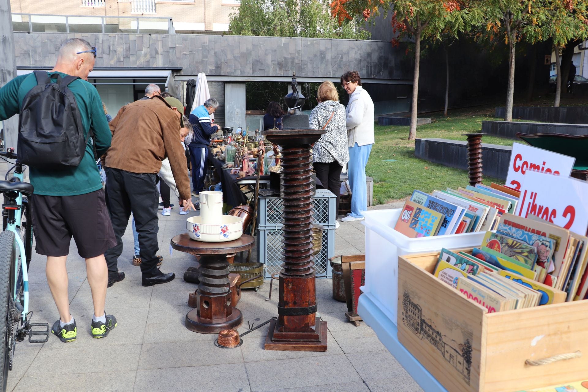 Las imágenes de la Feria de Antigüedades de Arnedo