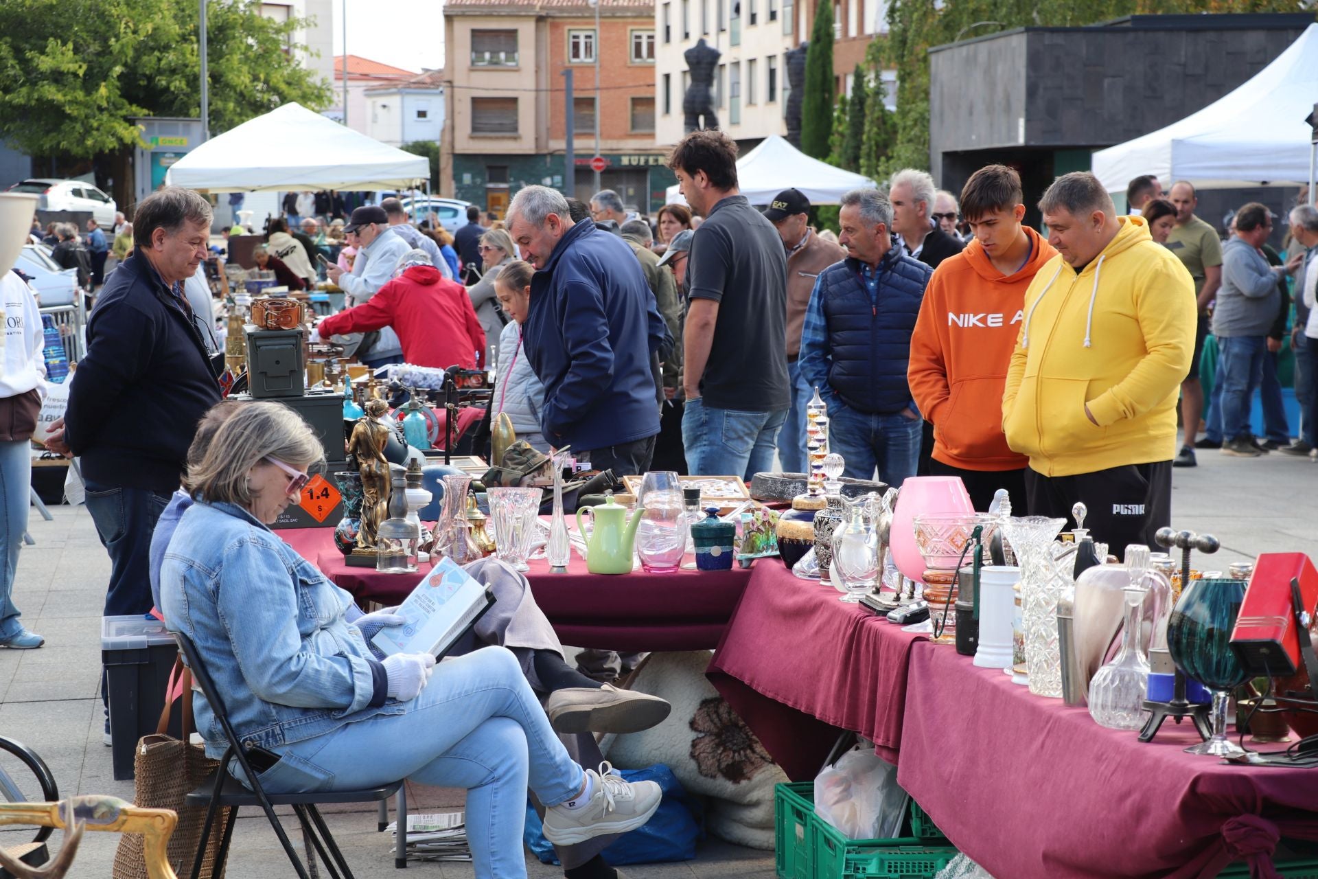 Las imágenes de la Feria de Antigüedades de Arnedo