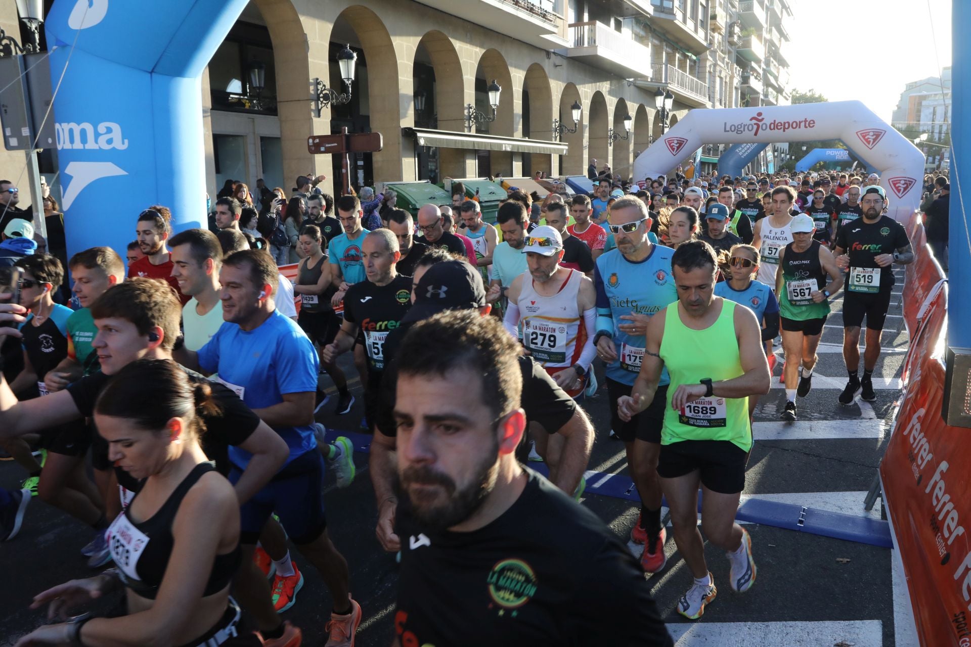 Las imágenes de la Maratón de Logroño