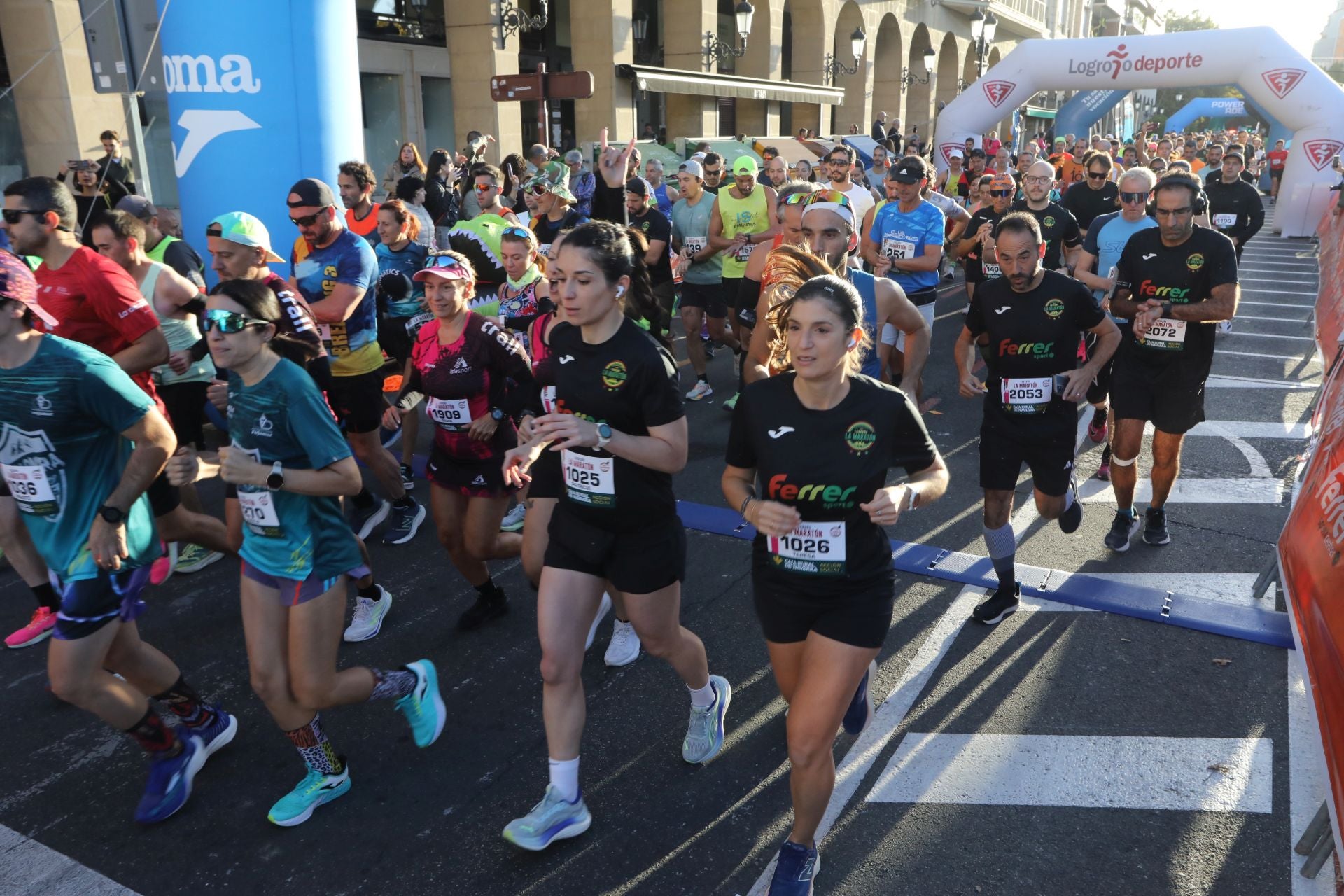 Las imágenes de la Maratón de Logroño