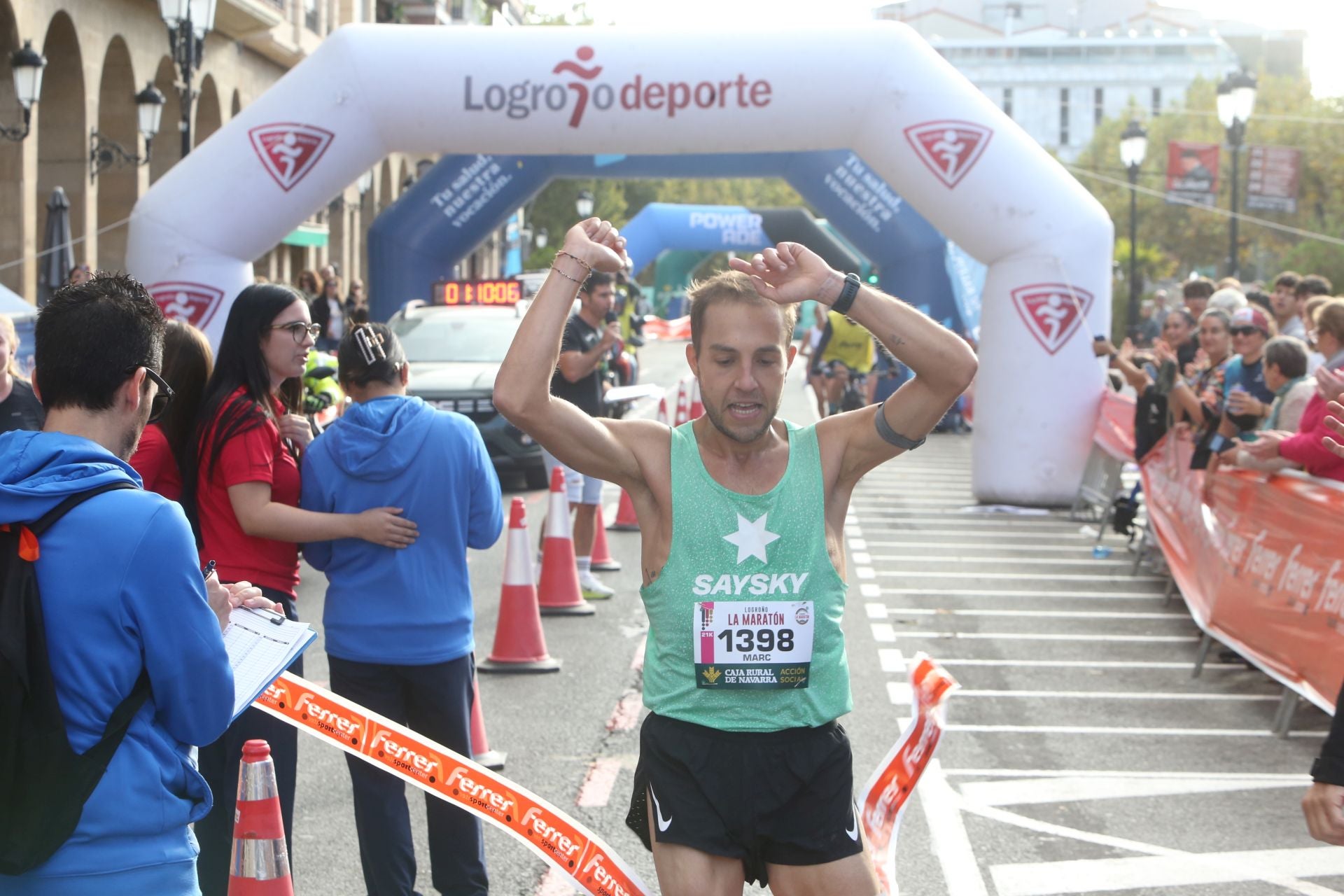 Las imágenes de la Maratón de Logroño