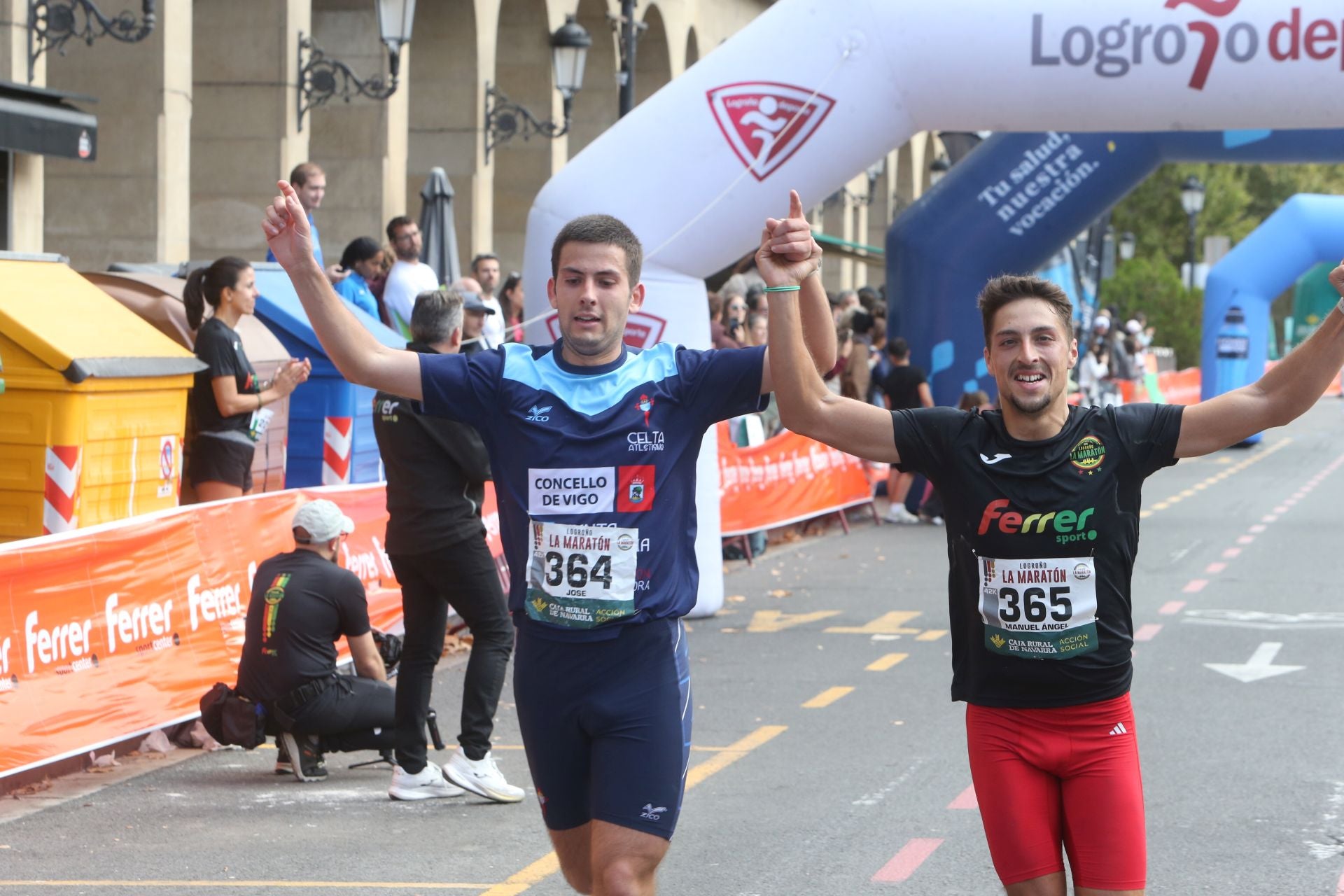 Las imágenes de la Maratón de Logroño