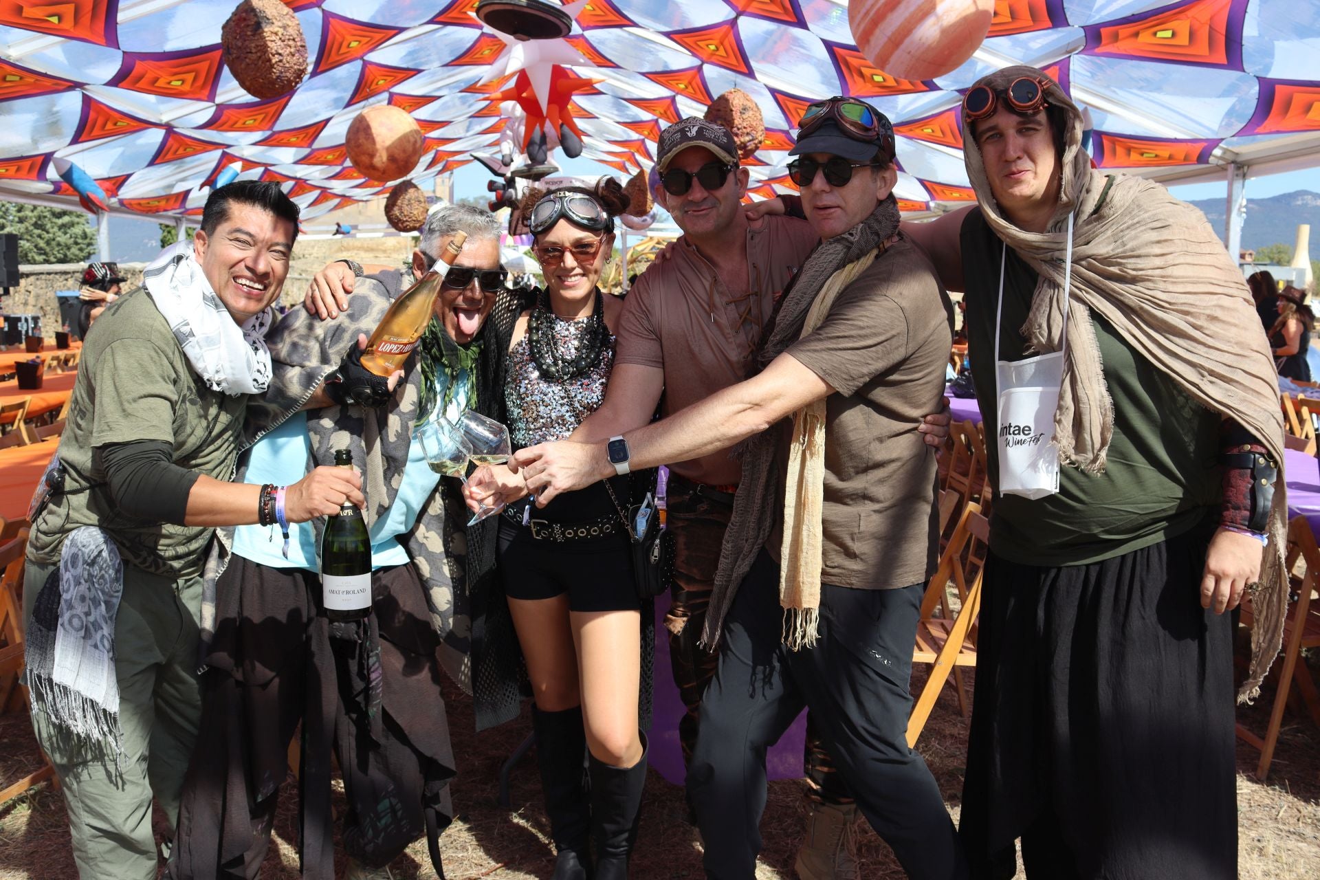 Disfraces, música y buen vino en el Vintae Wine Fest