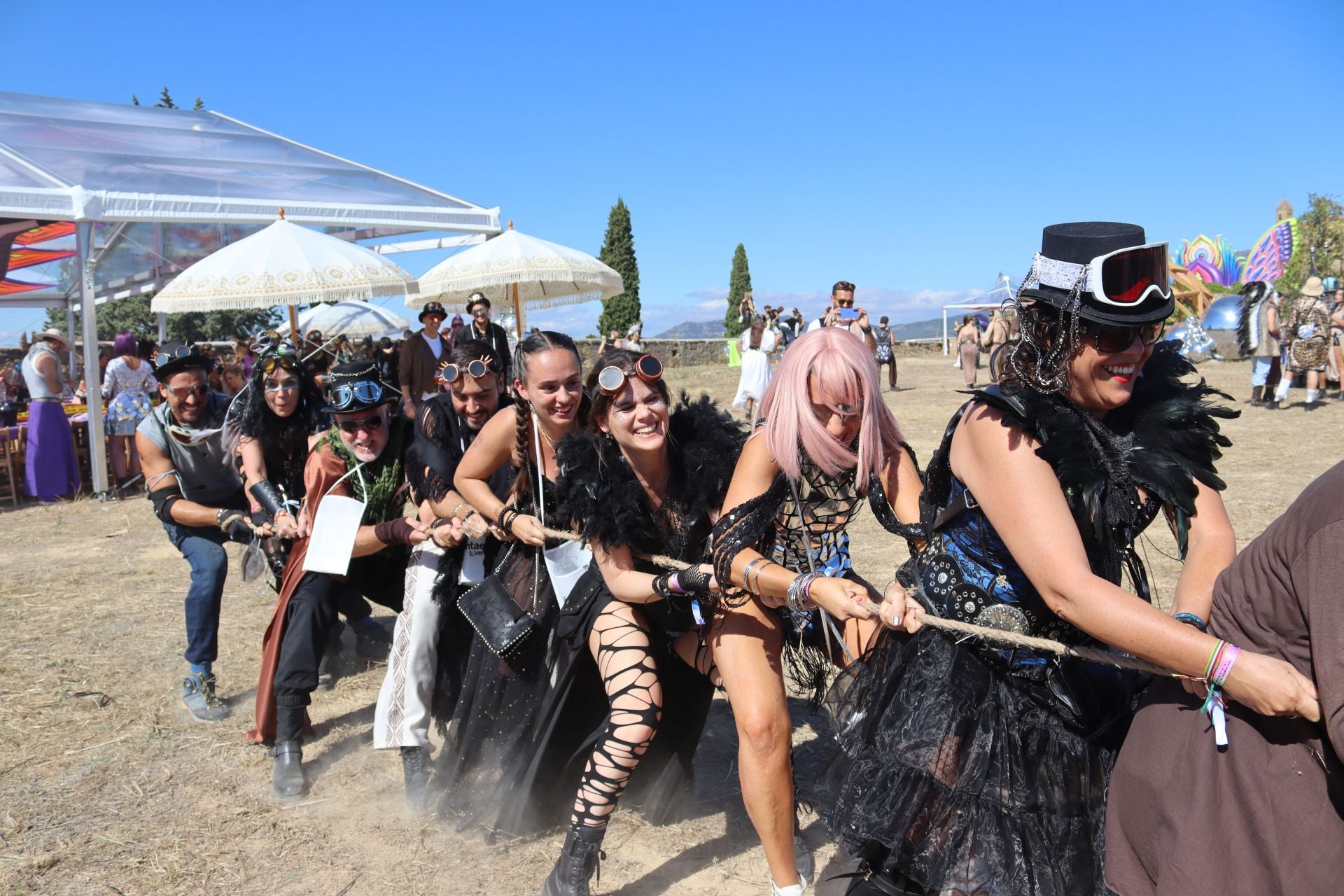 Disfraces, música y buen vino en el Vintae Wine Fest