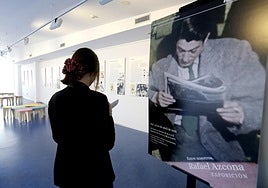 Exposición en la Azcona, el pasado abril