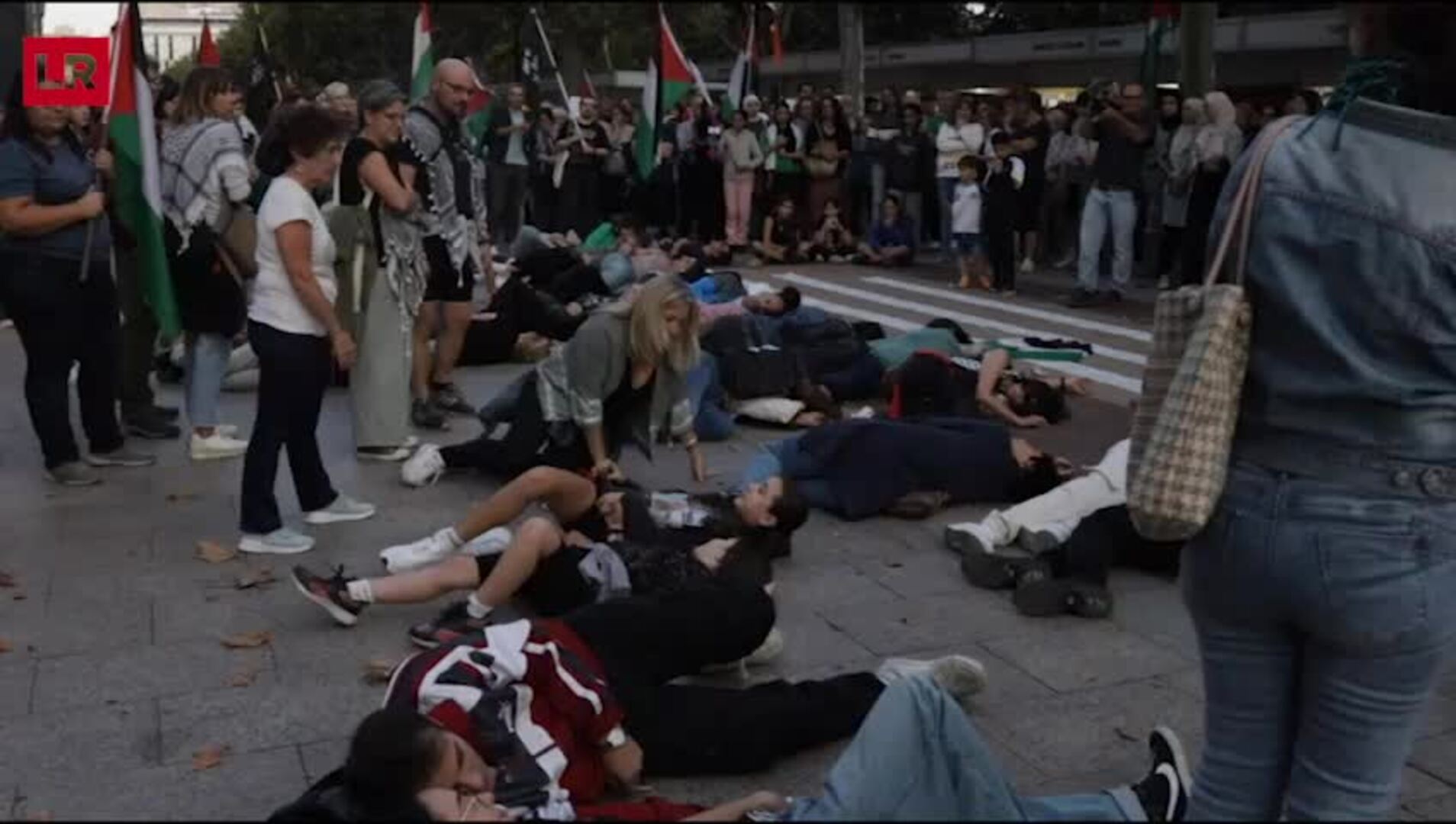 Protesta en Logroño contra la masacre en Gaza