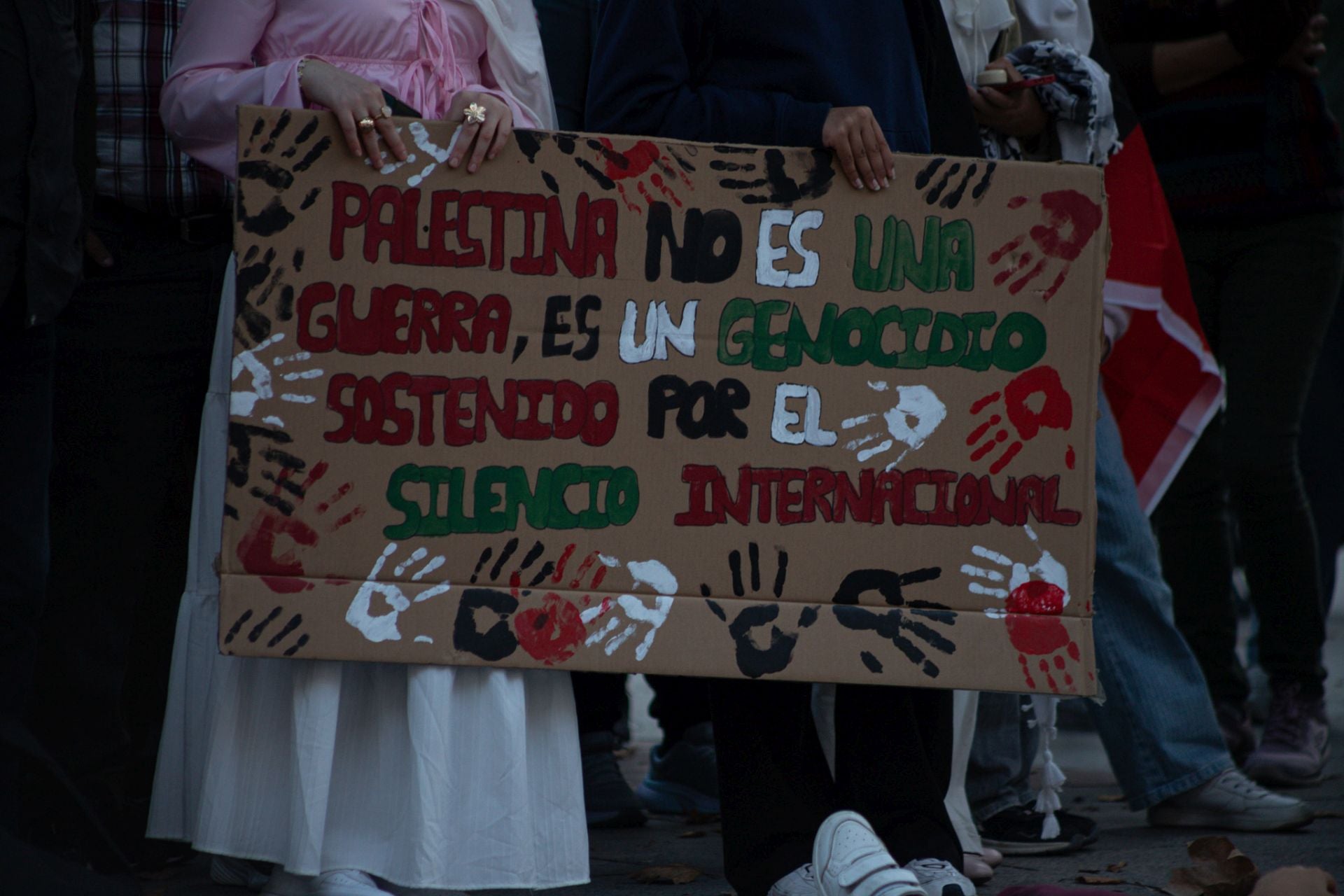 Protesta en Logroño contra la masacre en Gaza