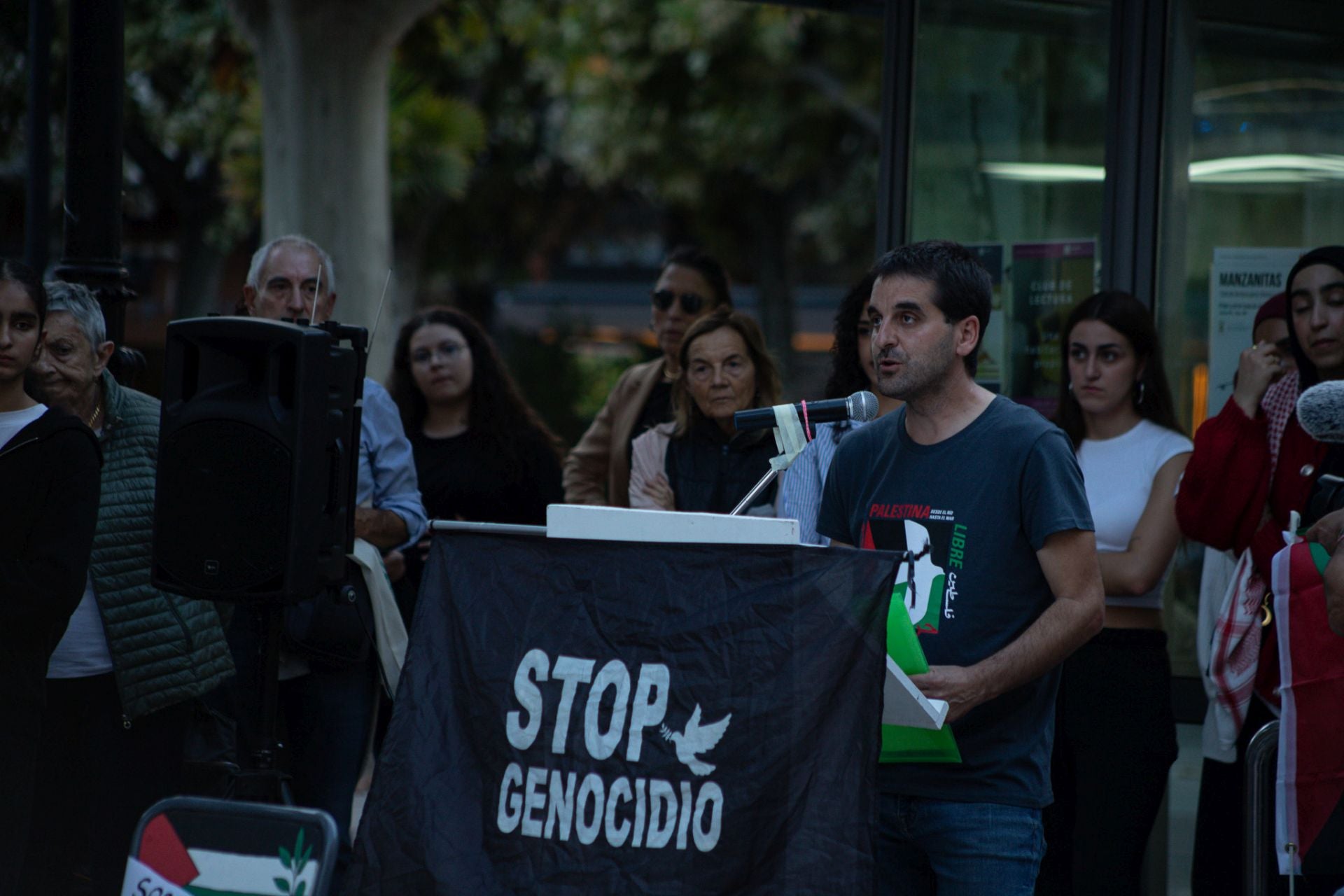 Protesta en Logroño contra la masacre en Gaza