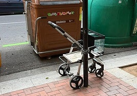 Una silla abandonada, hoy en La Guindilla.