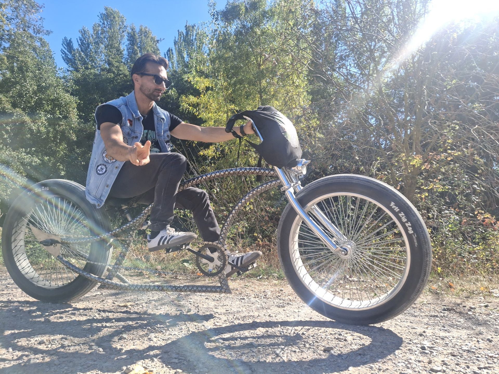De paseo por Logroño con las bicicletas customizadas