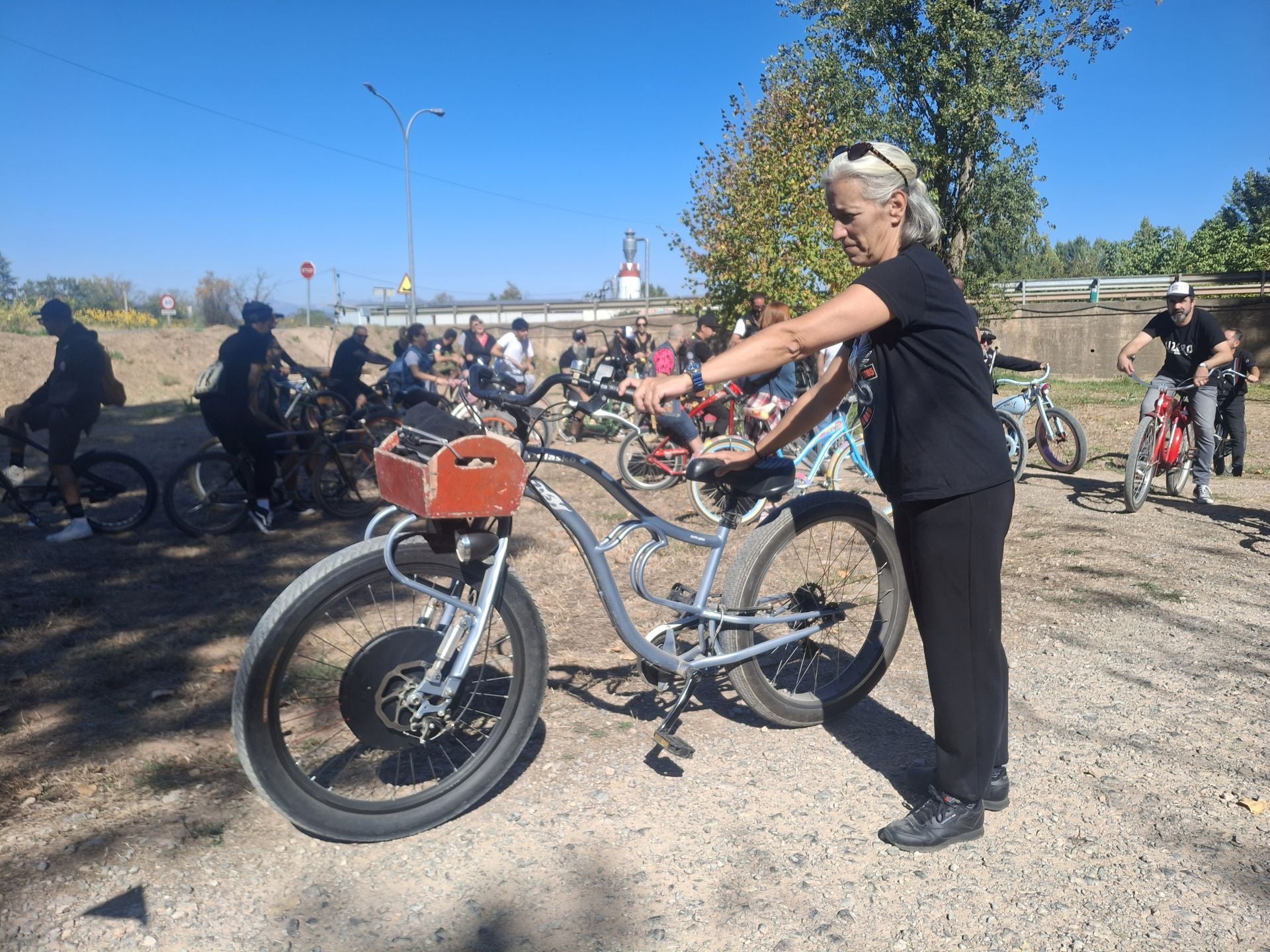 De paseo por Logroño con las bicicletas customizadas