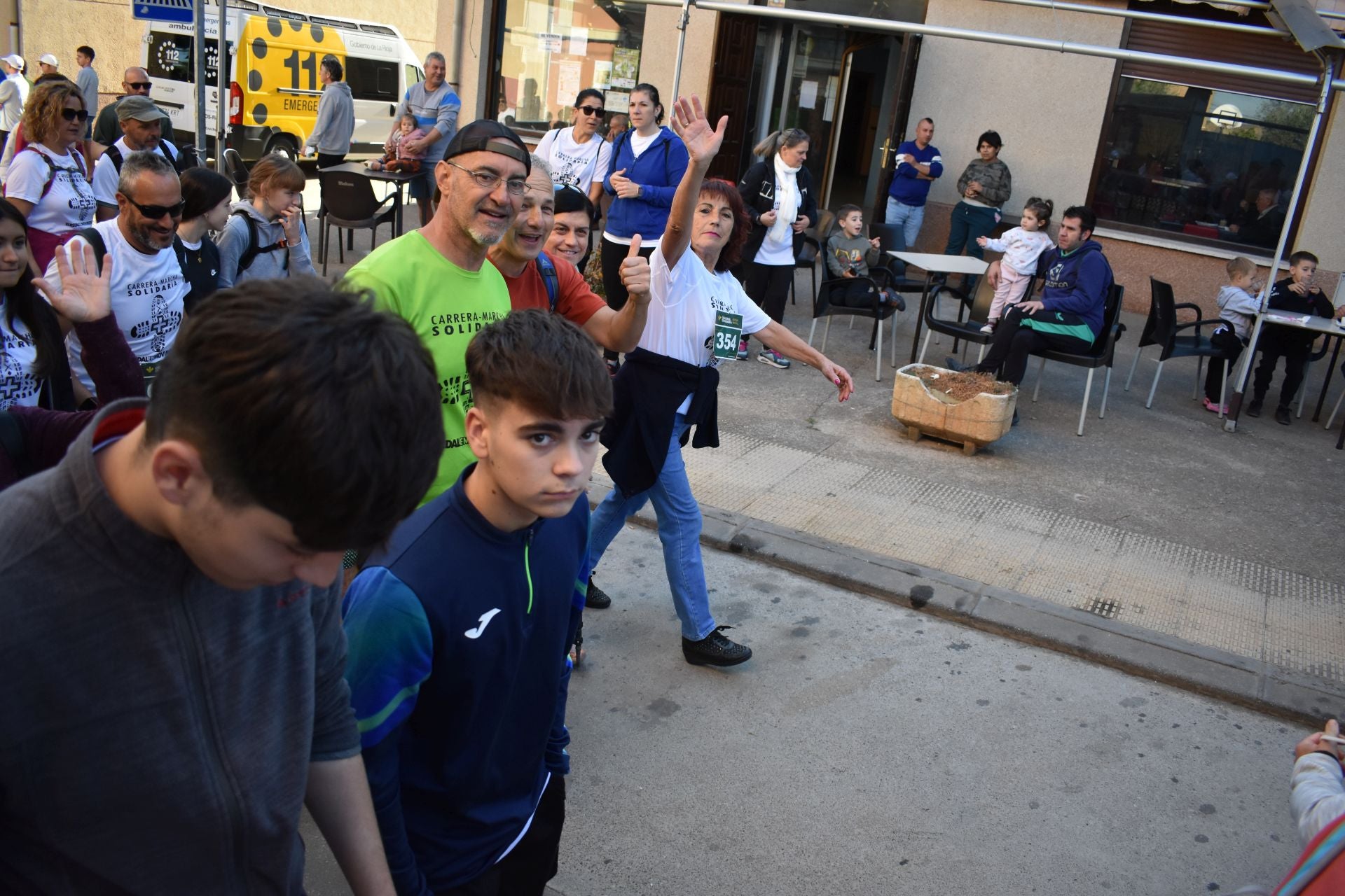 Las imágenes de la carrera y marcha solidaria en El Redal