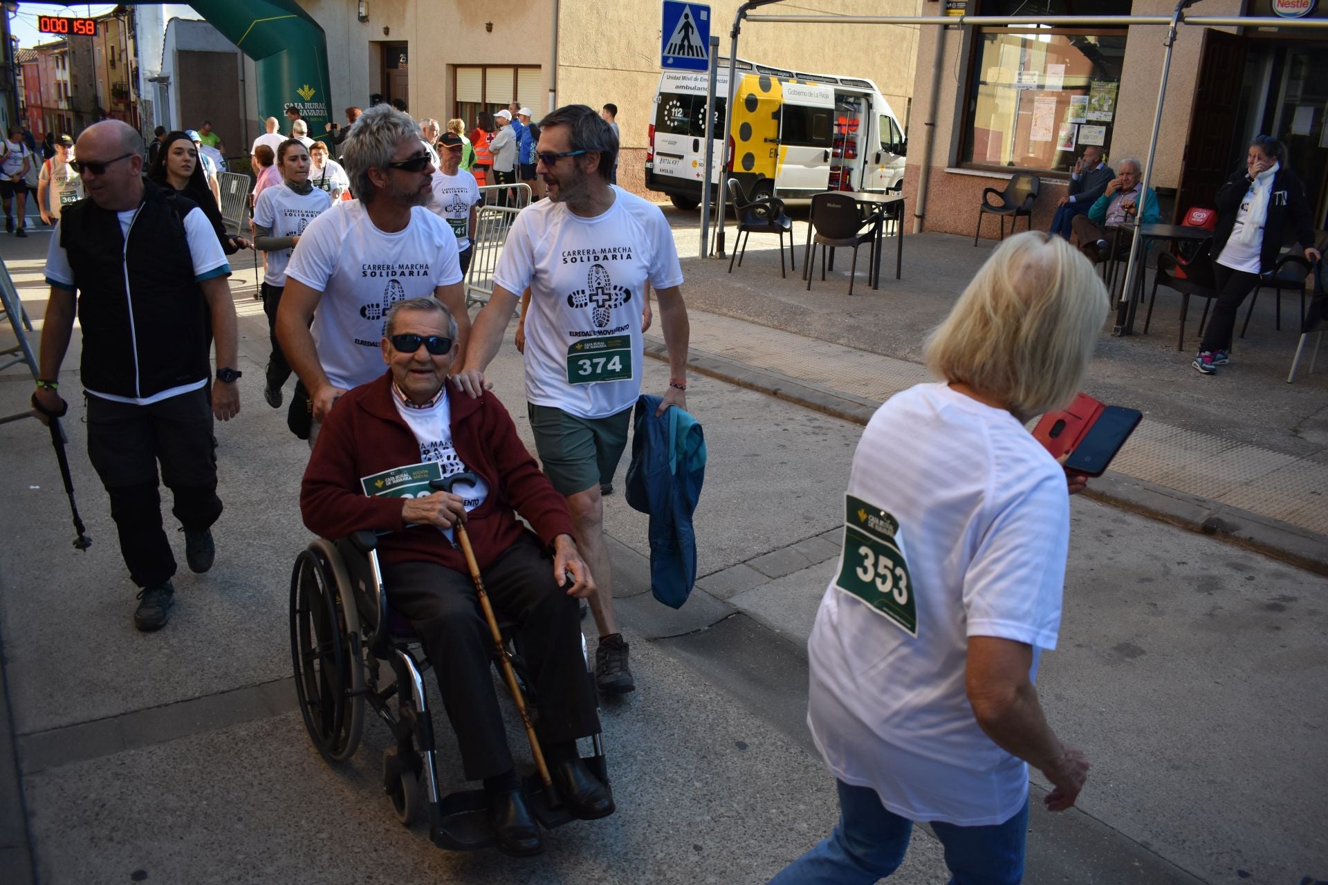 Las imágenes de la carrera y marcha solidaria en El Redal