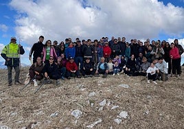 Homenaje a 'El Tranquilo' en el Cabezo del Santo en Brieva de Cameros