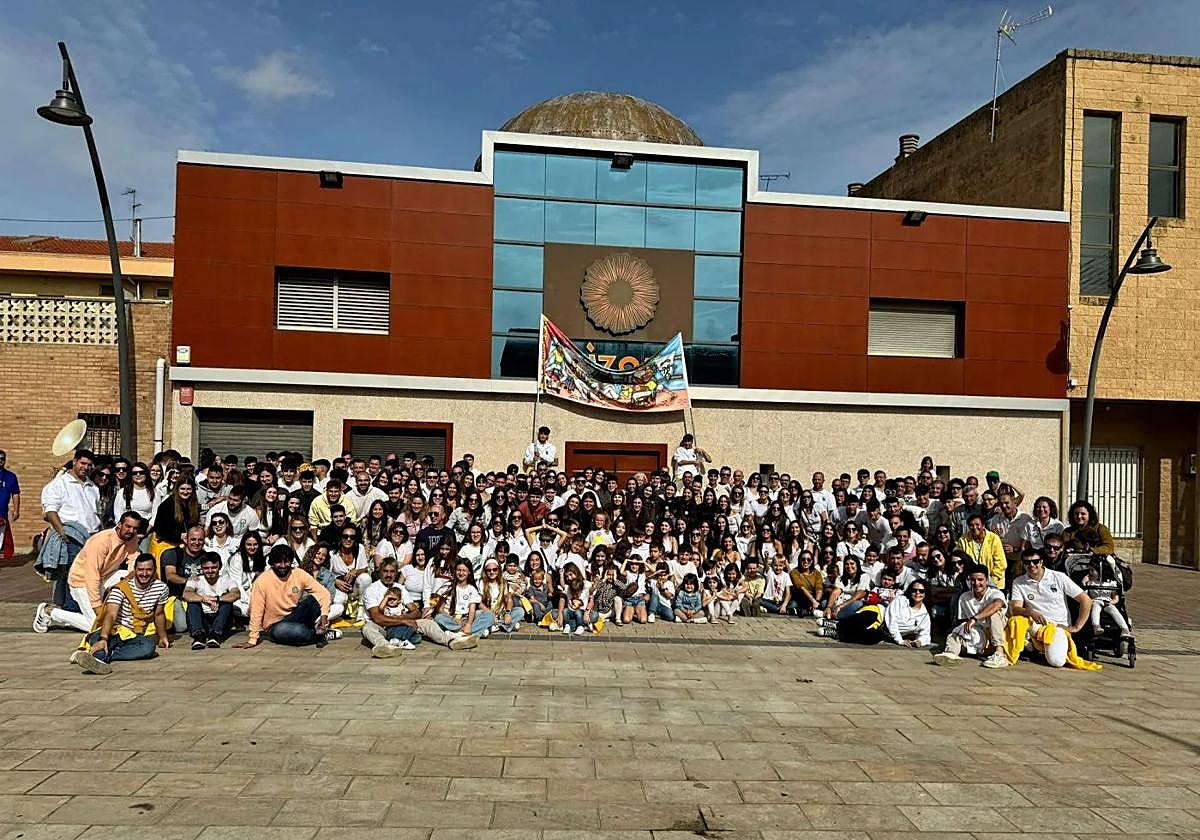 Celebración del Día del Peñista en Pradejón, en una imagen de archivo.