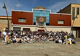 Celebración del Día del Peñista en Pradejón, en una imagen de archivo.