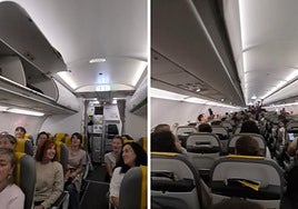 Emoción en un vuelo Bilbao - Barcelona cuando un coro, en el que participa una riojana, se lanza a cantar