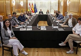 Primera reunión de la Mesa del Diálogo Civil del Tercer Sector de Acción Social de La Rioja.
