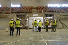 Las obras del frontón de El Ferial de Haro se prolongarán hasta el 28 de noviembre