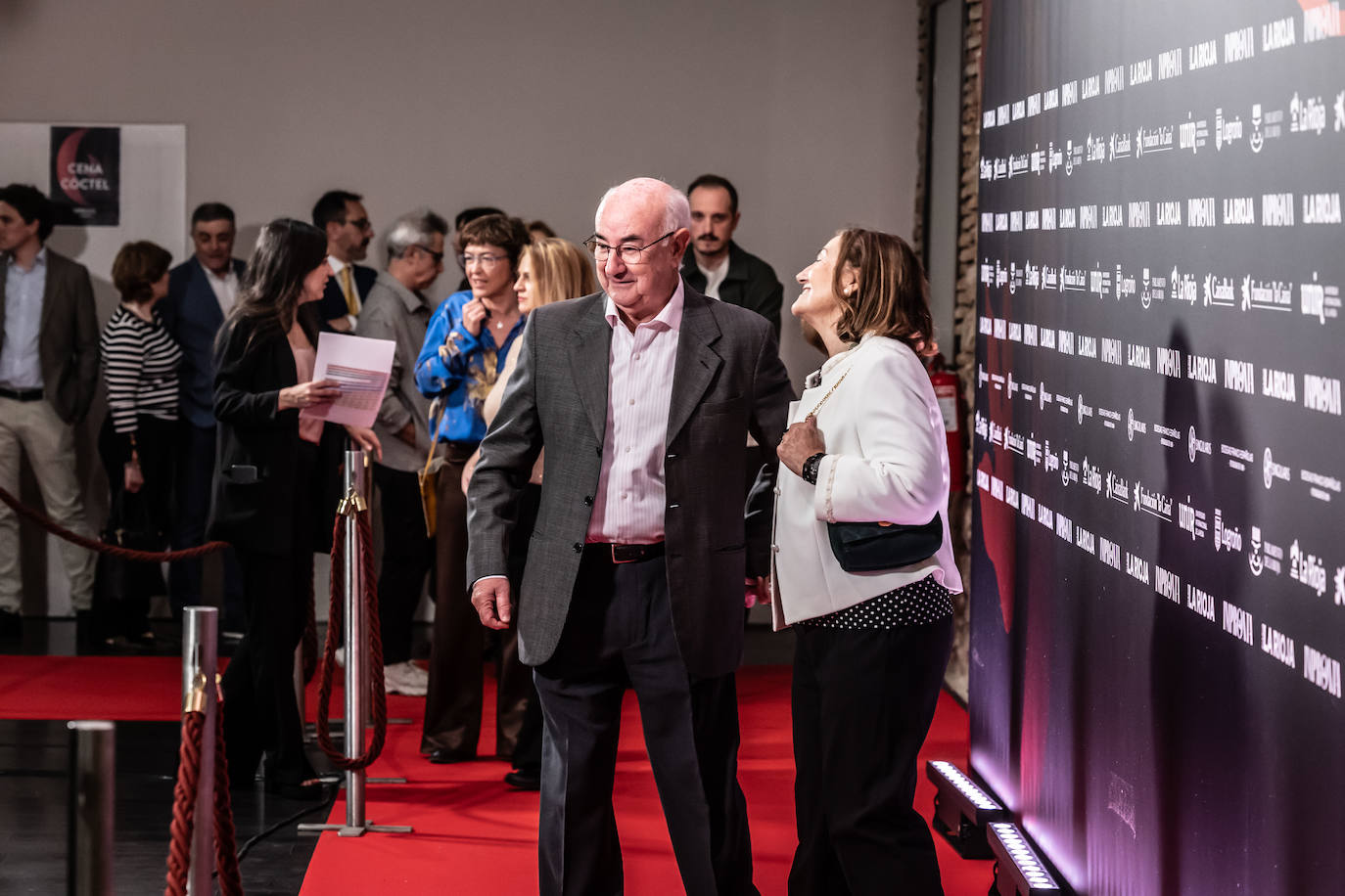Las imágenes de los instantes previos a la gala de los Premios Impronta