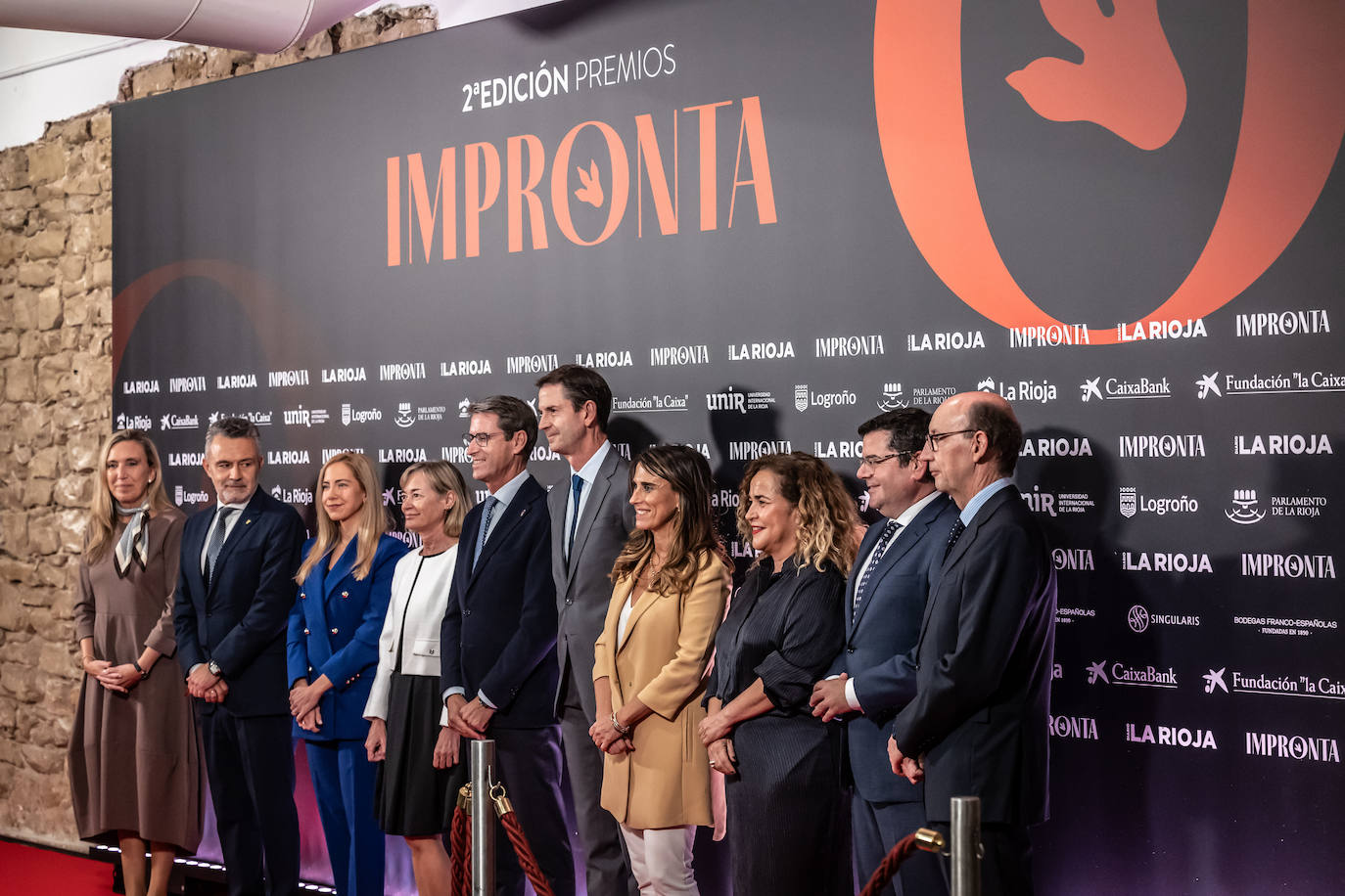 Las imágenes de los instantes previos a la gala de los Premios Impronta