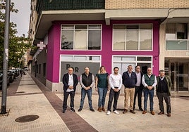 Parte del equipo de Por La Rioja, en su nueva sede.