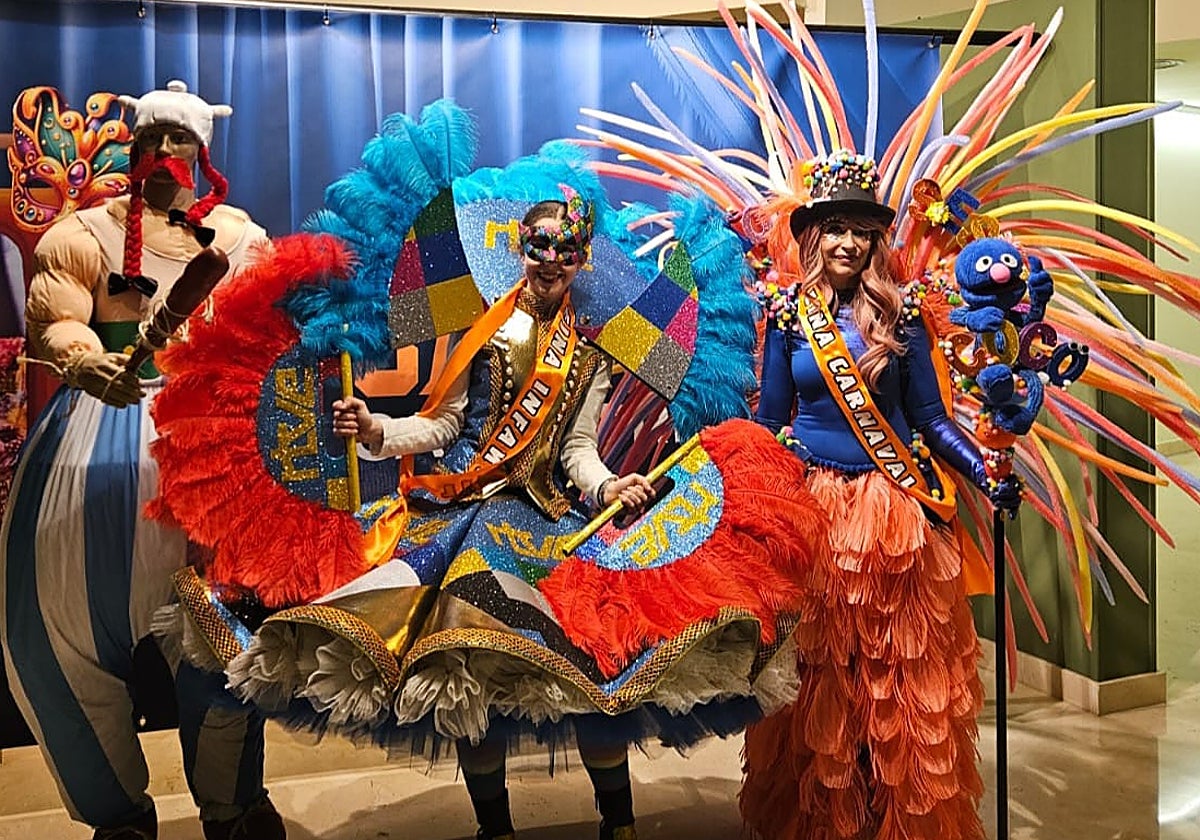 Reina infantil y reina del Carnaval de Calahorra de este año.