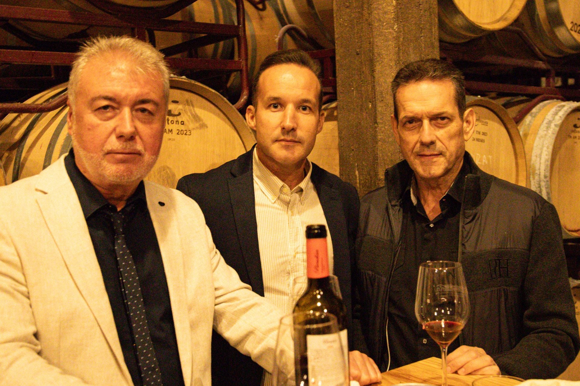 Enrique Guerrero, Rubén Morales y Joaquín Martínez.